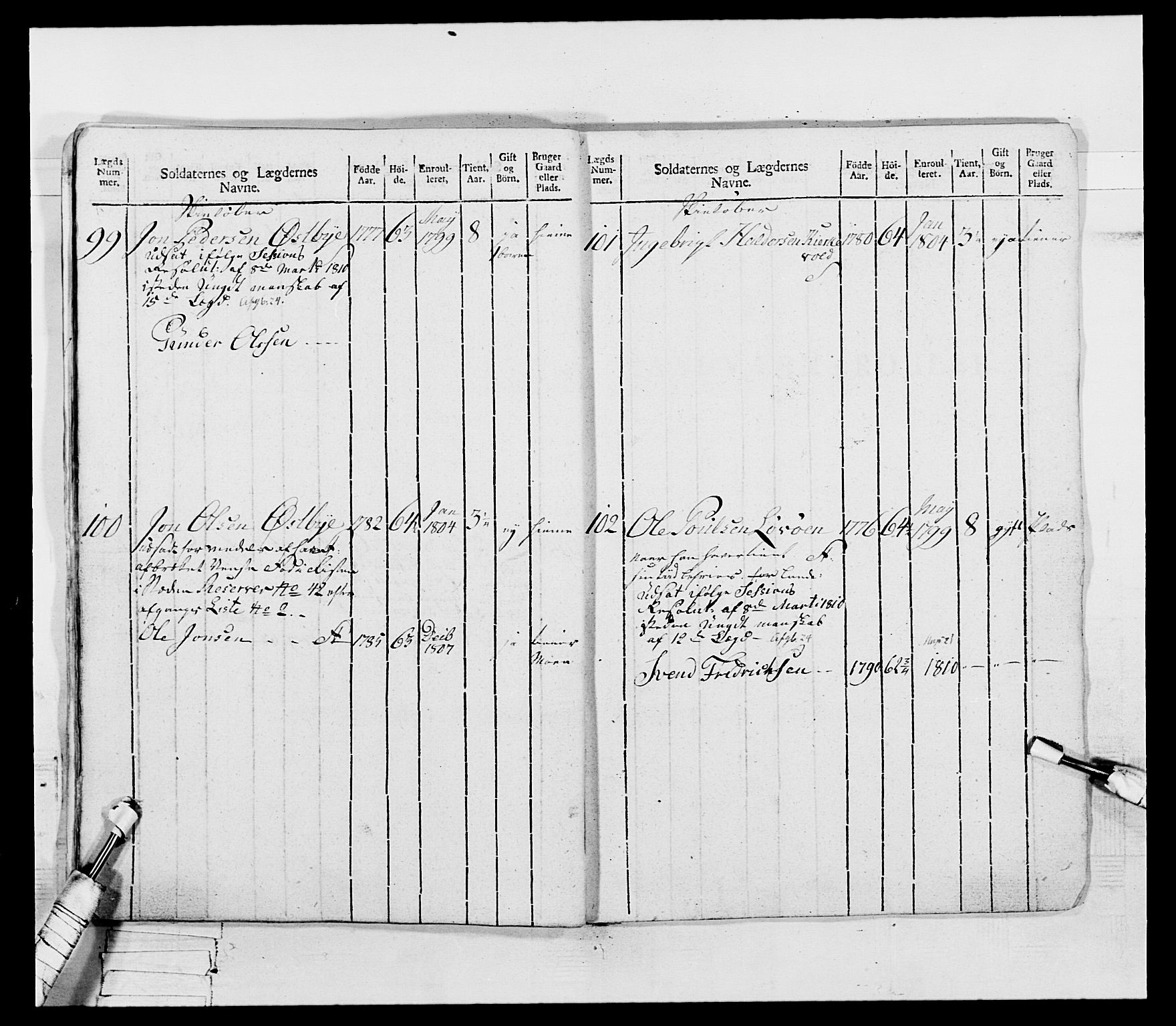 Generalitets- og kommissariatskollegiet, Det kongelige norske kommissariatskollegium, AV/RA-EA-5420/E/Eh/L0075b: 1. Trondheimske nasjonale infanteriregiment, 1807, p. 78