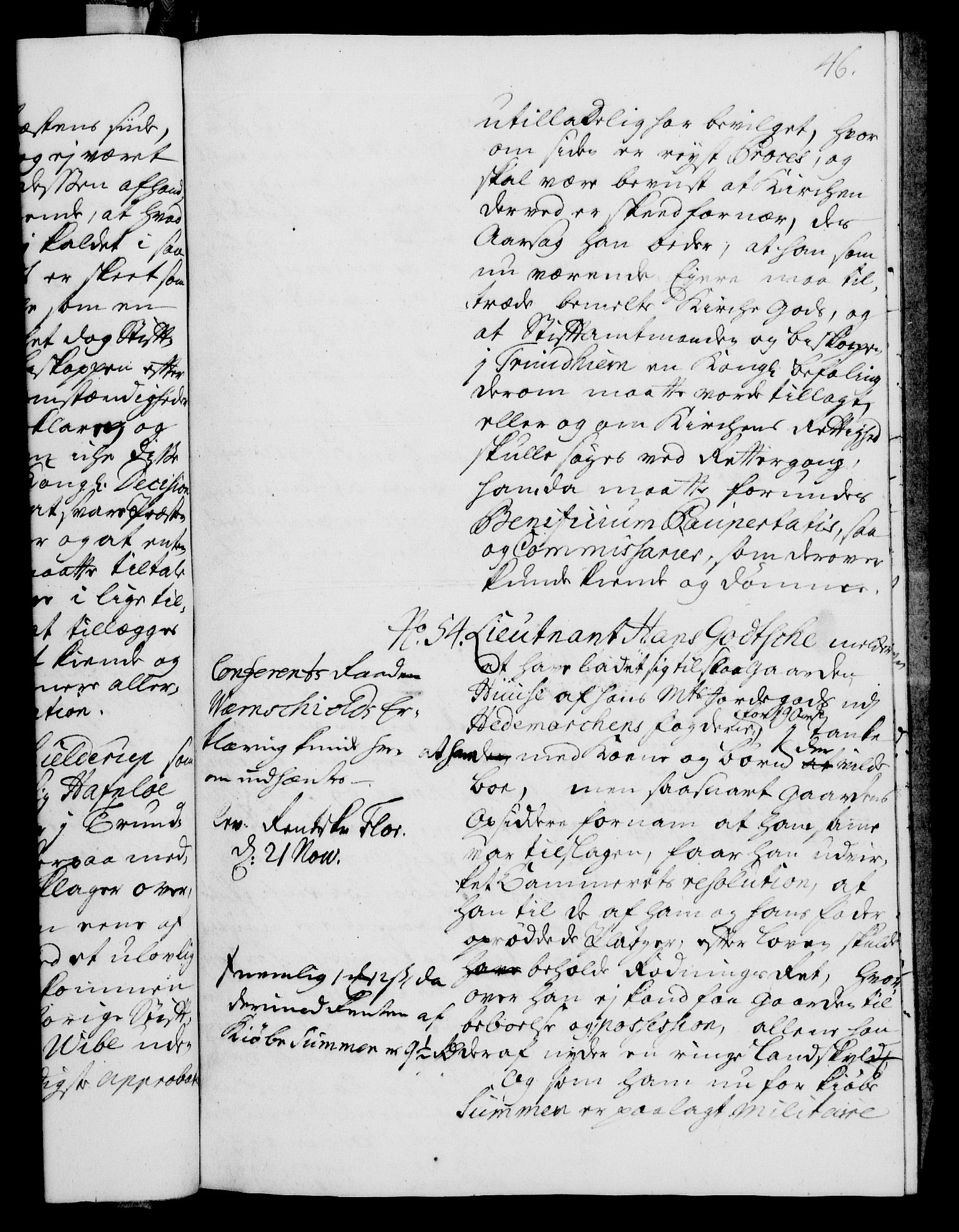 Rentekammeret, Kammerkanselliet, RA/EA-3111/G/Gh/Gha/L0014: Norsk ekstraktmemorialprotokoll. Merket RK 53.59, 1731-1732, p. 46