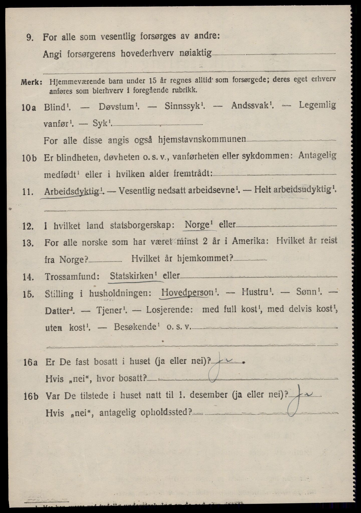 SAT, 1920 census for Sykkylven, 1920, p. 3638