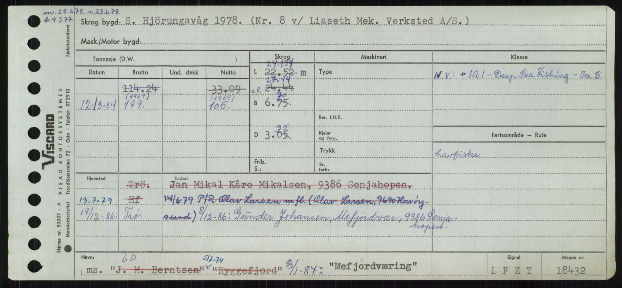 Sjøfartsdirektoratet med forløpere, Skipsmålingen, RA/S-1627/H/Ha/L0004/0001: Fartøy, Mas-R / Fartøy, Mas-Odd, p. 37