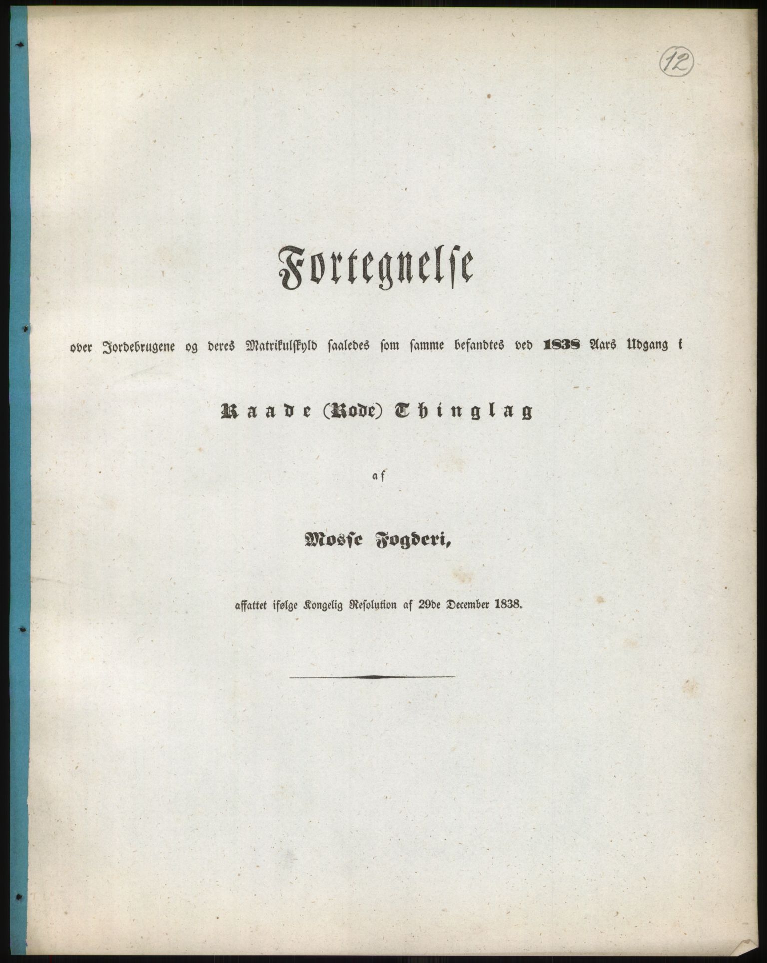 Andre publikasjoner, PUBL/PUBL-999/0002/0001: Bind 1 - Smålenenes amt, 1838, p. 19