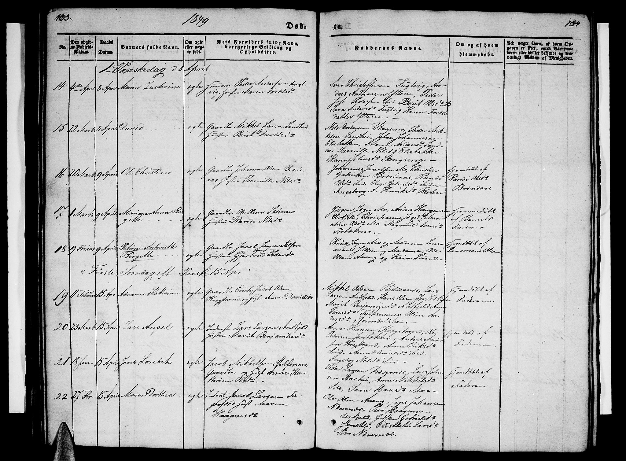 Ministerialprotokoller, klokkerbøker og fødselsregistre - Nordland, AV/SAT-A-1459/827/L0413: Parish register (copy) no. 827C02, 1842-1852, p. 133-134