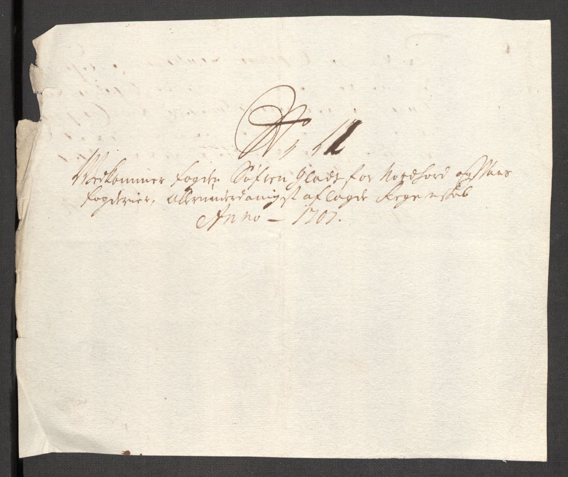 Rentekammeret inntil 1814, Reviderte regnskaper, Fogderegnskap, RA/EA-4092/R51/L3188: Fogderegnskap Nordhordland og Voss, 1706-1707, p. 116