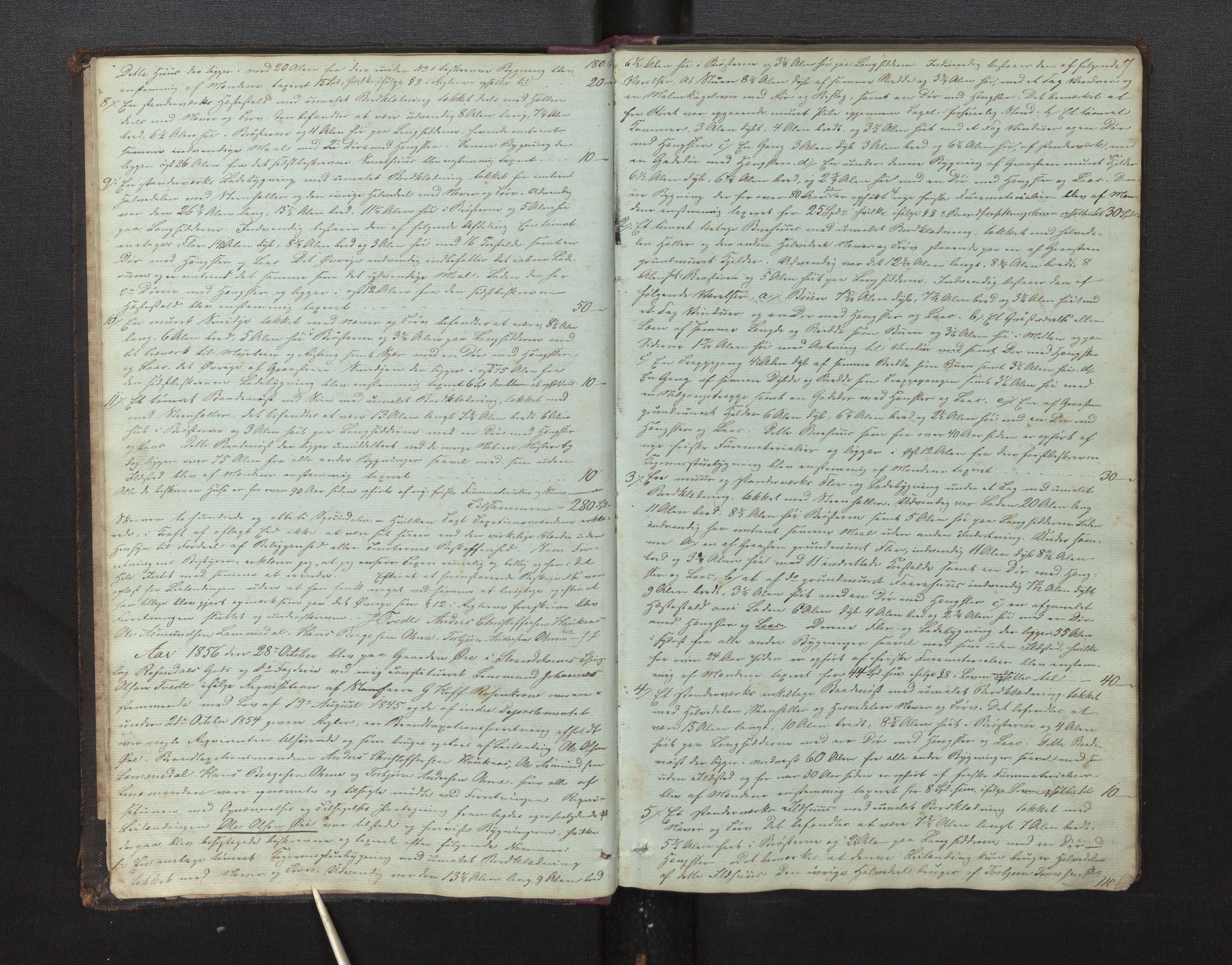 Lensmannen i Strandebarm, AV/SAB-A-35101/0012/L0001a: Branntakstprotokoll, 1846-1870, p. 6b-7a