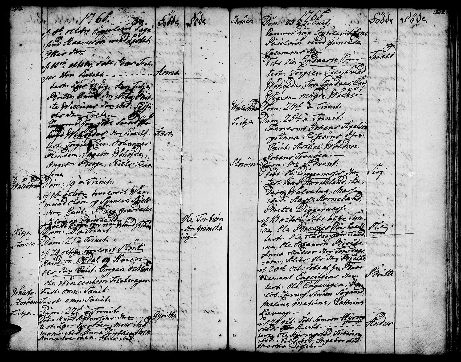 Stord sokneprestembete, AV/SAB-A-78201/H/Haa: Parish register (official) no. A 2, 1744-1777, p. 154