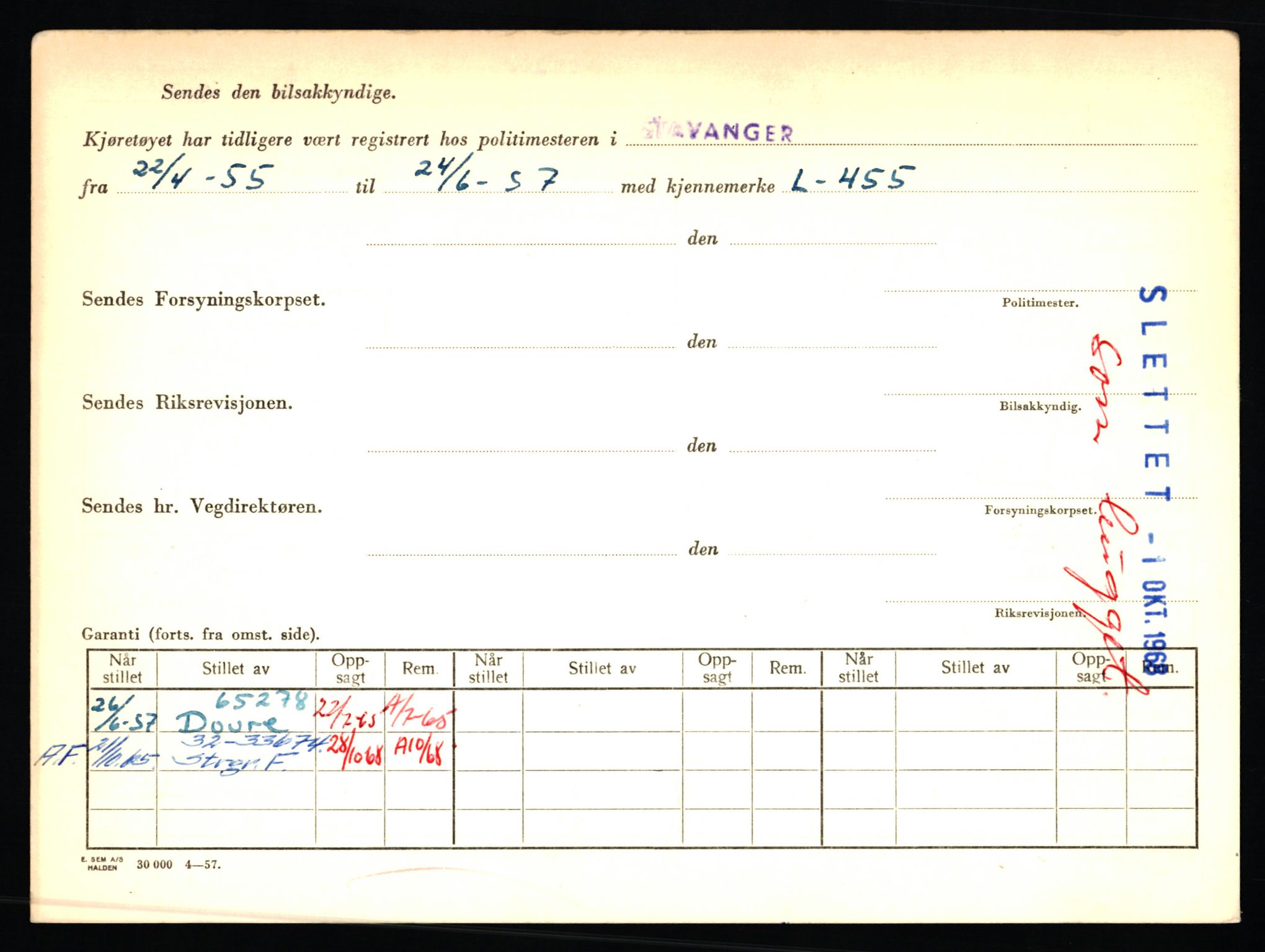 Stavanger trafikkstasjon, SAST/A-101942/0/F/L0018: L-10000 - L-10499, 1930-1971, p. 178