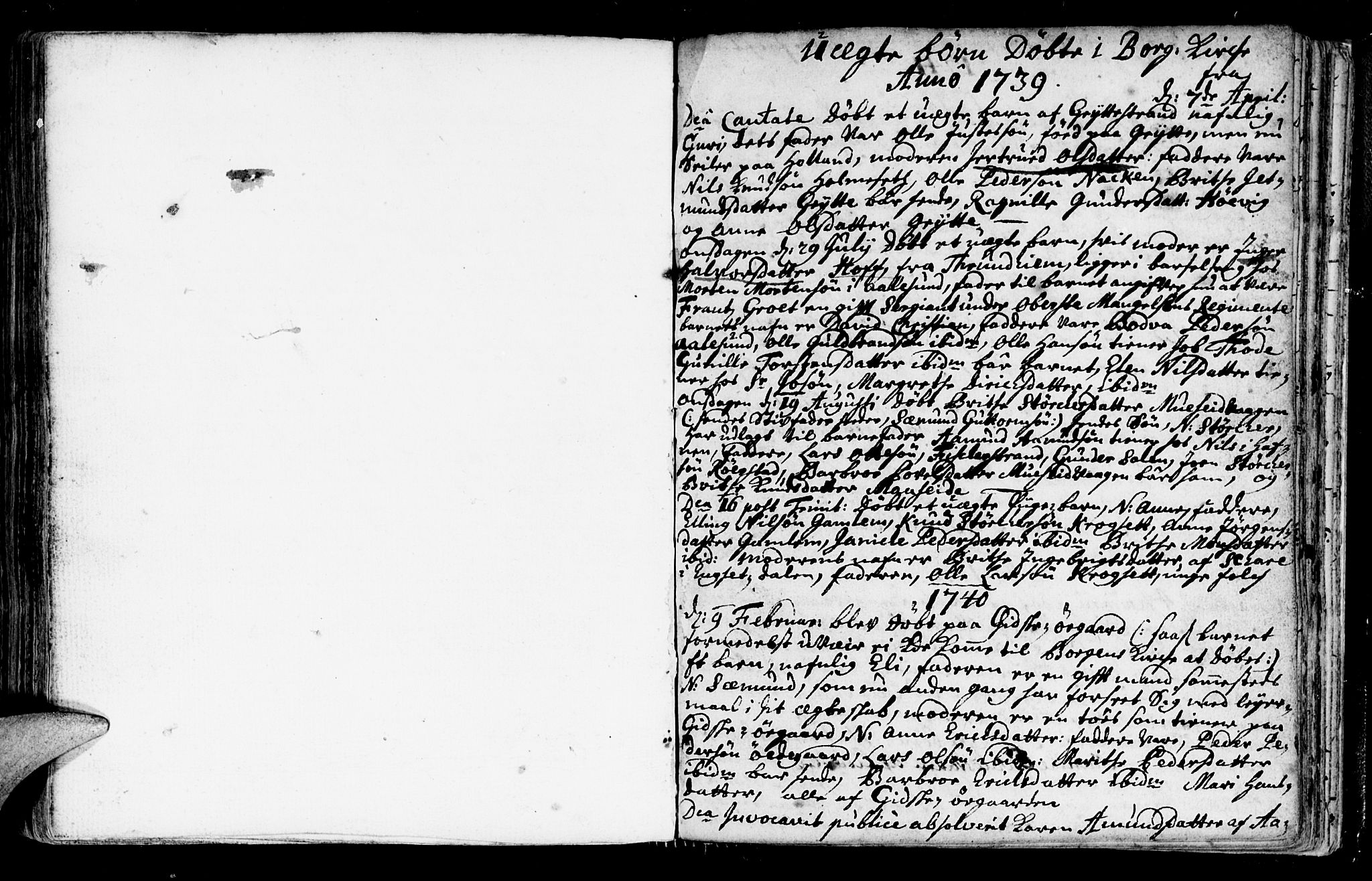 Ministerialprotokoller, klokkerbøker og fødselsregistre - Møre og Romsdal, SAT/A-1454/528/L0391: Parish register (official) no. 528A02, 1739-1761