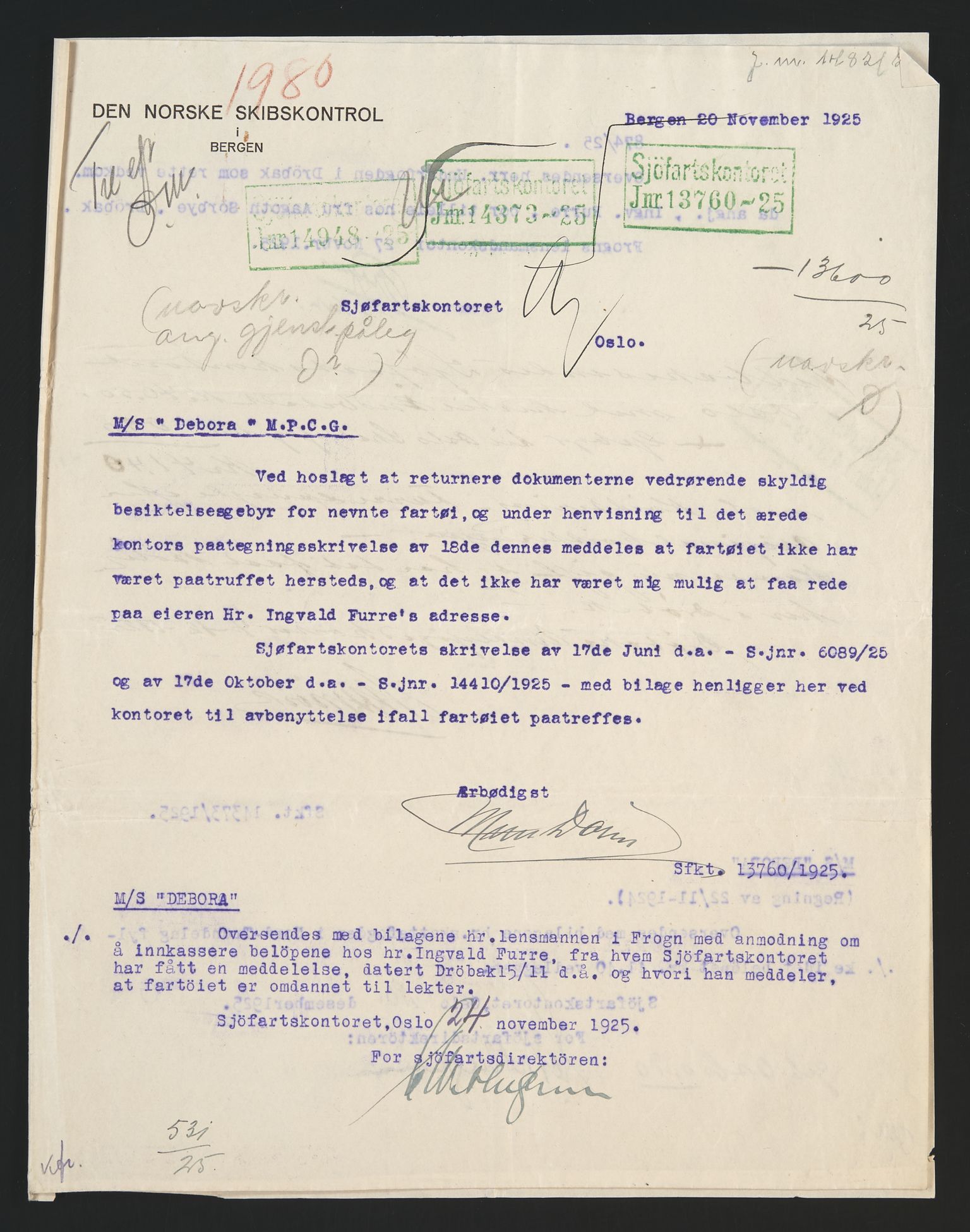 Sjøfartsdirektoratet med forløpere, skipsmapper slettede skip, AV/RA-S-4998/F/Fa/L0235: --, 1847-1930, p. 19