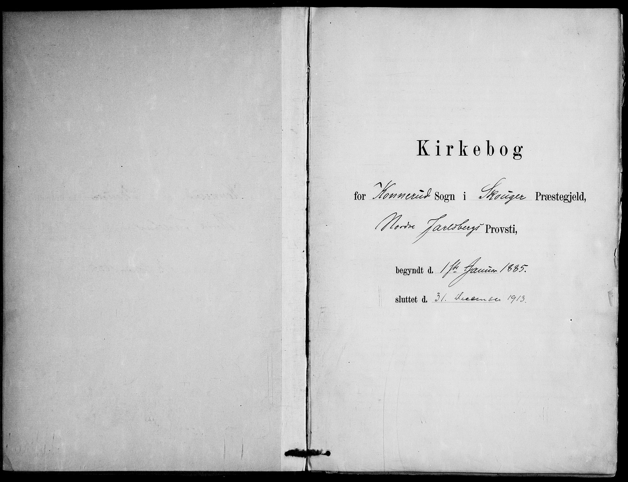 Skoger kirkebøker, AV/SAKO-A-59/F/Fb/L0001: Parish register (official) no. II 1, 1885-1913