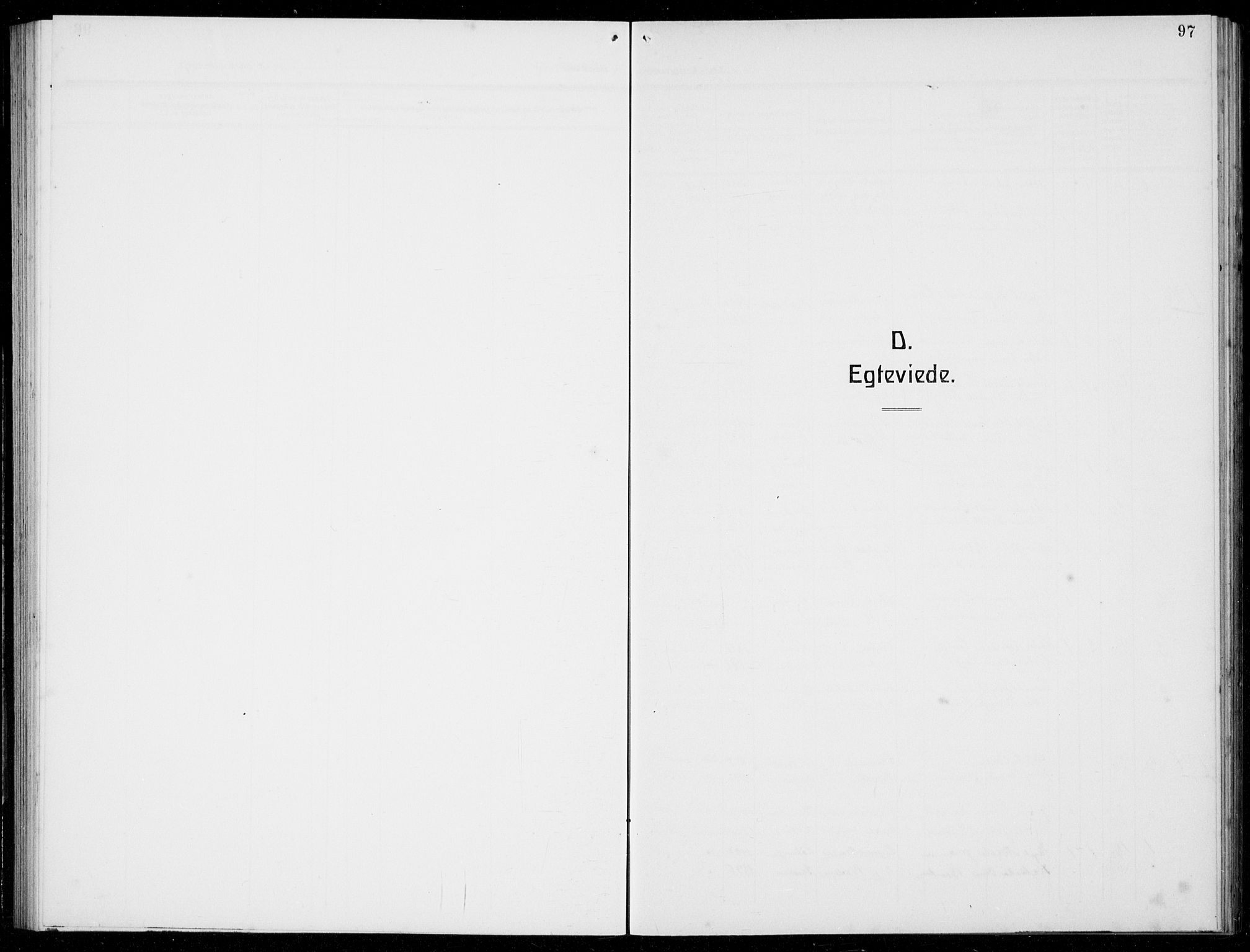 Loddefjord  sokneprestembete, SAB/A-99928: Parish register (copy) no. A  1, 1915-1934, p. 97