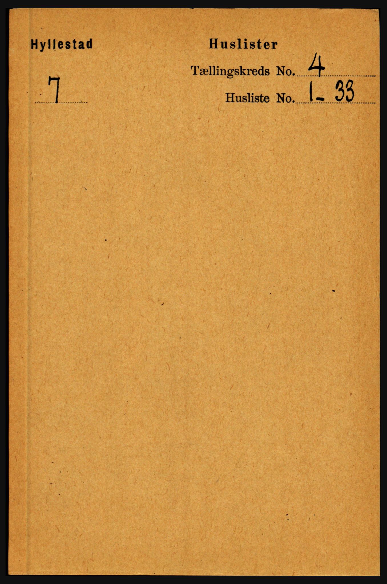RA, 1891 census for 1413 Hyllestad, 1891, p. 541