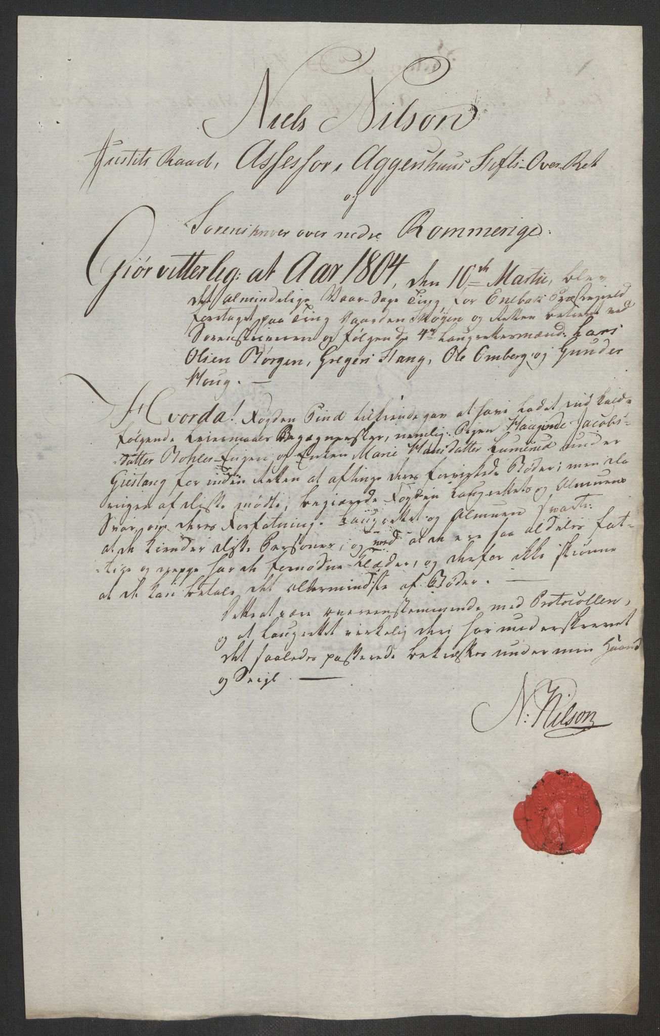 Rentekammeret inntil 1814, Reviderte regnskaper, Fogderegnskap, AV/RA-EA-4092/R11/L0679: Fogderegnskap Nedre Romerike, 1803, p. 158