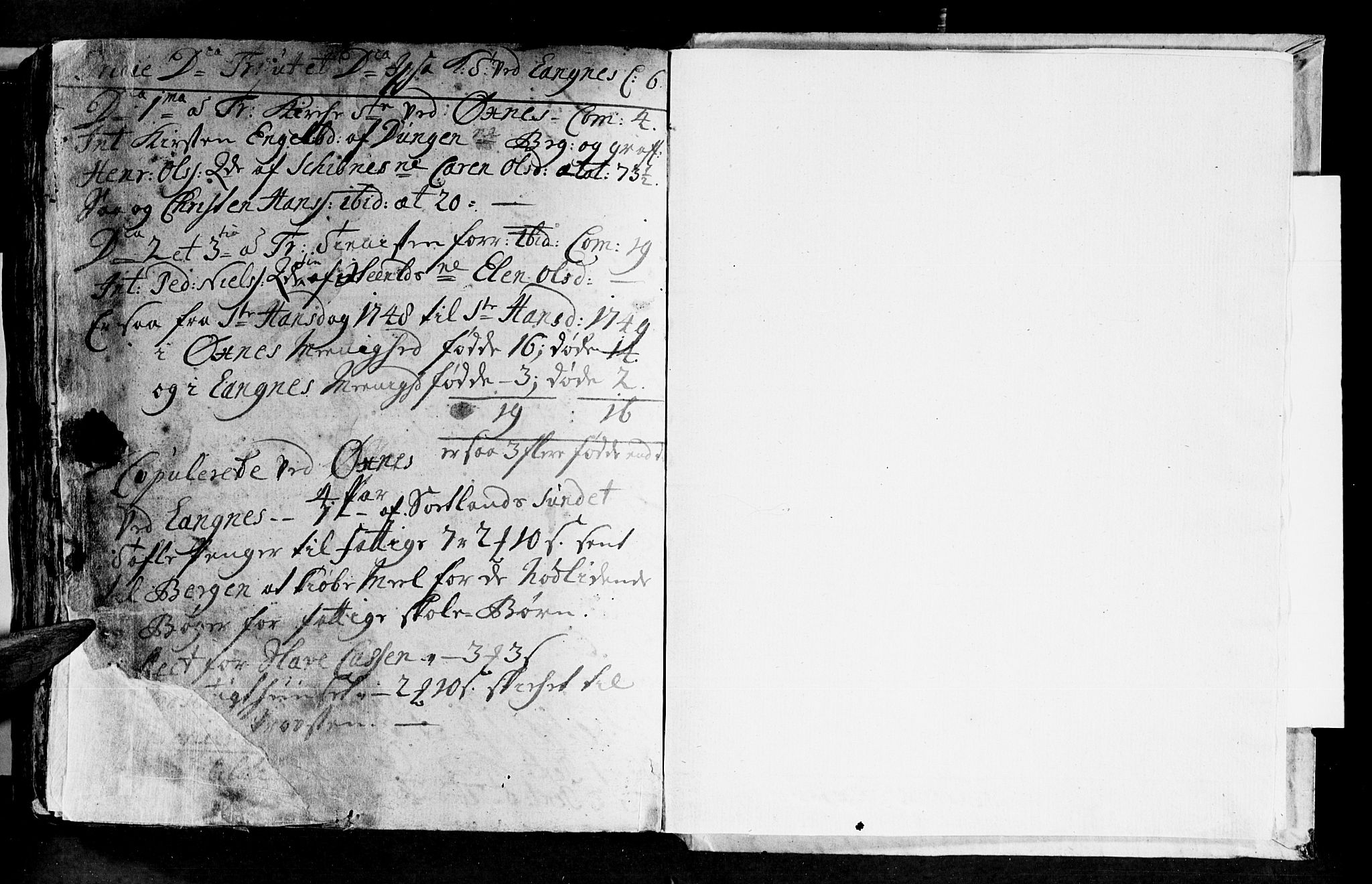 Ministerialprotokoller, klokkerbøker og fødselsregistre - Nordland, SAT/A-1459/893/L1328: Parish register (official) no. 893A01, 1718-1749