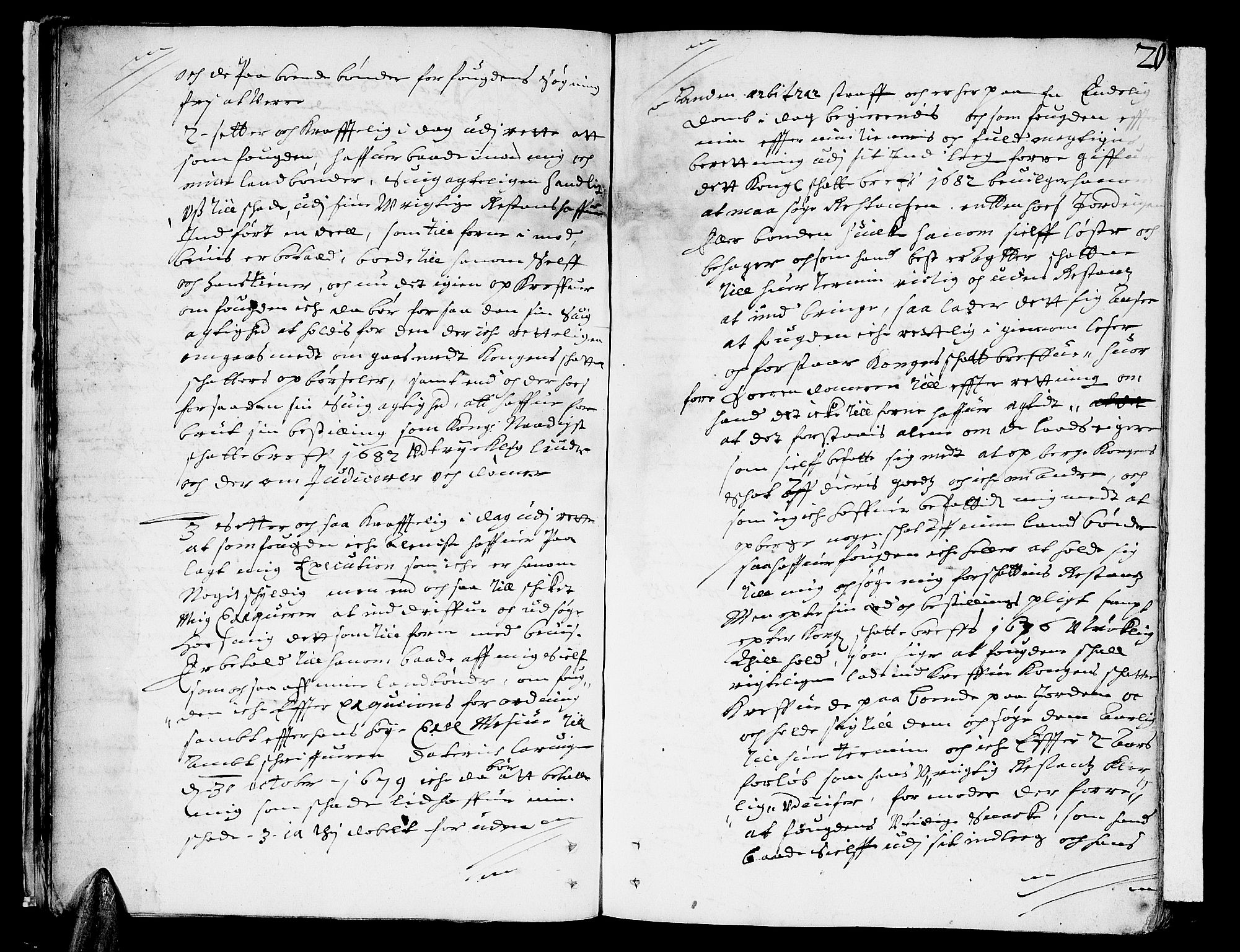 Sunnmøre sorenskriveri, AV/SAT-A-0005/1/1A/L0013: Tingbok 12, 1684, p. 19b-20a