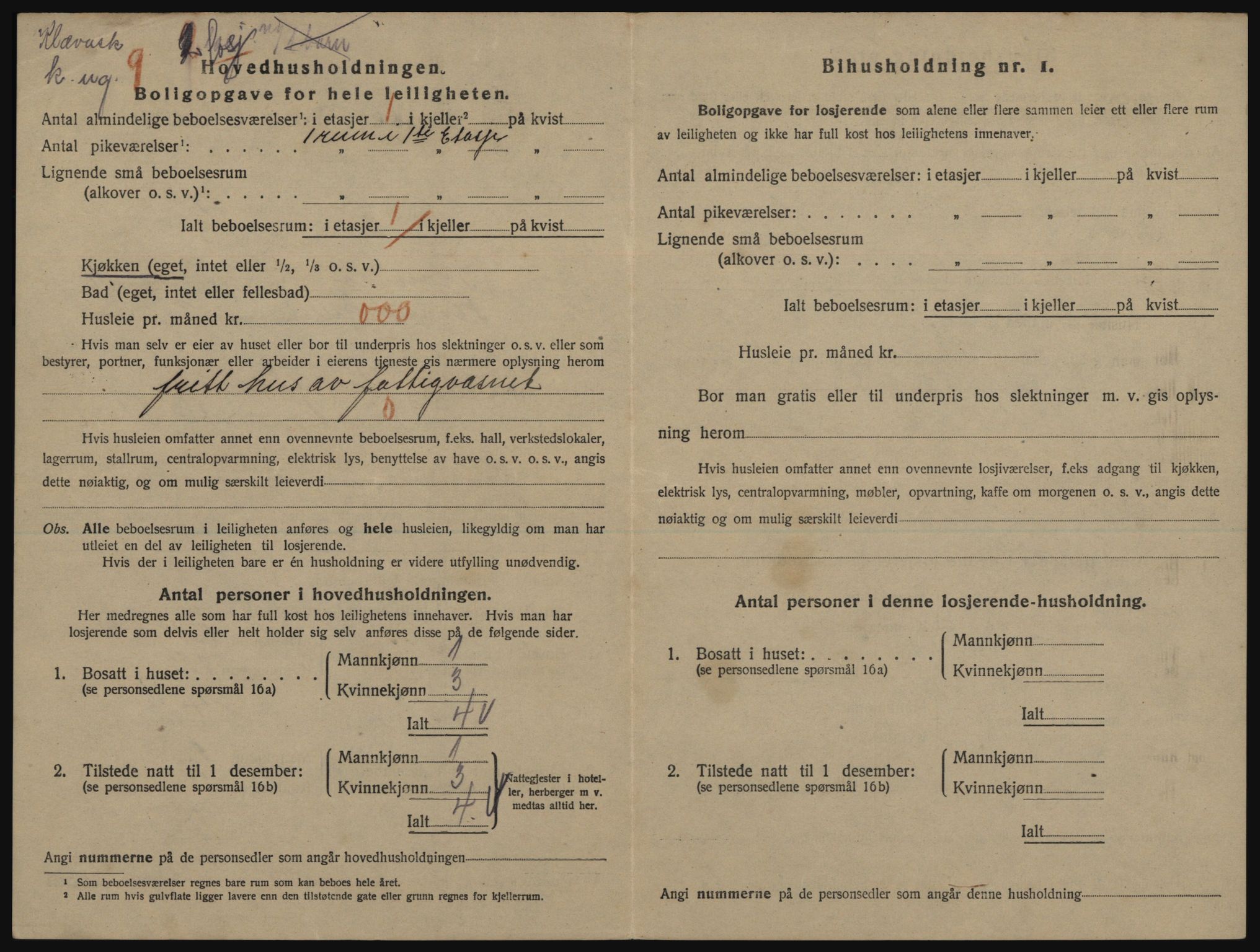 SATØ, 1920 census for Tromsø, 1920, p. 3620