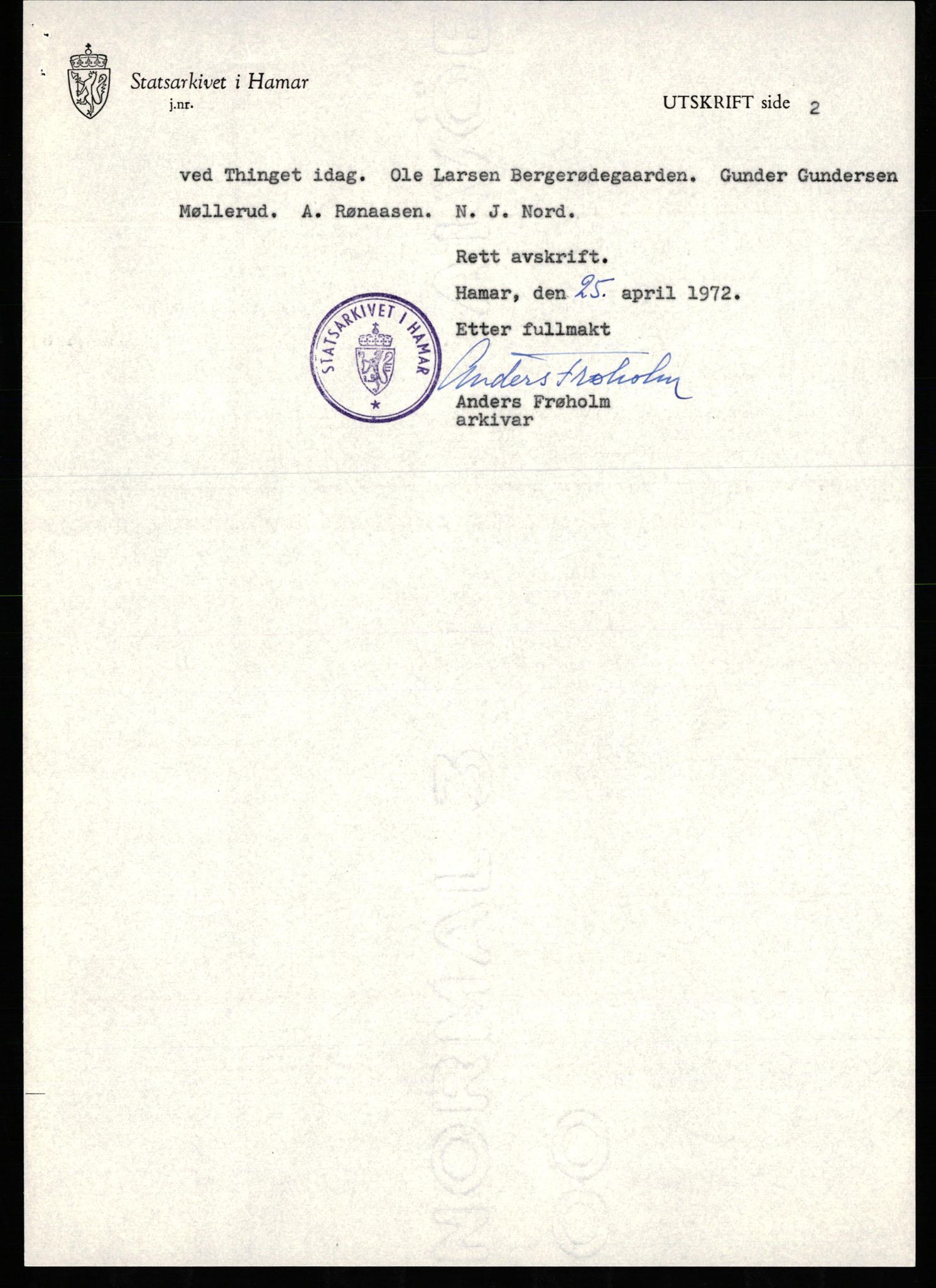Avskriftssamlingen ved Statsarkivet i Hamar, AV/SAH-AVSKRIFT-001/H/Ht/Hta/L0027: Pantebok for Solør, 1861-1862