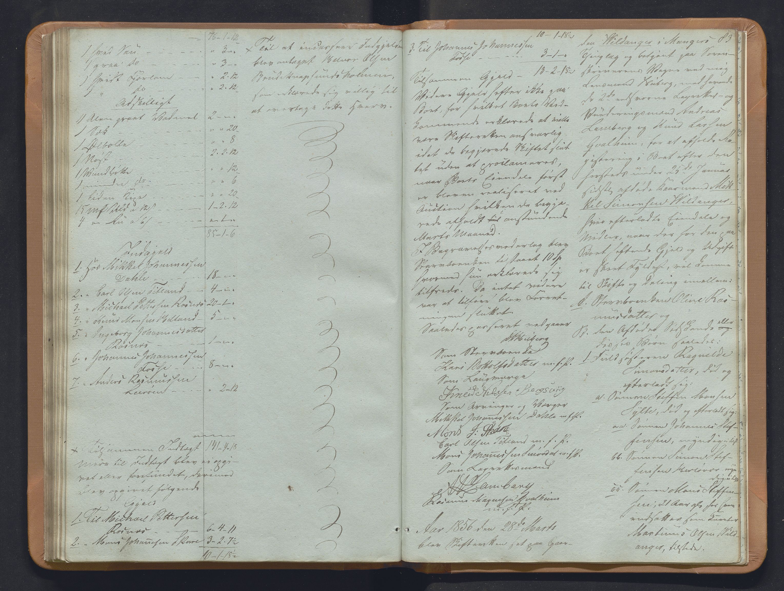 Nordhordland sorenskrivar, SAB/A-2901/1/H/Hb/L0018: Registreringsprotokollar, 1853-1856, p. 83