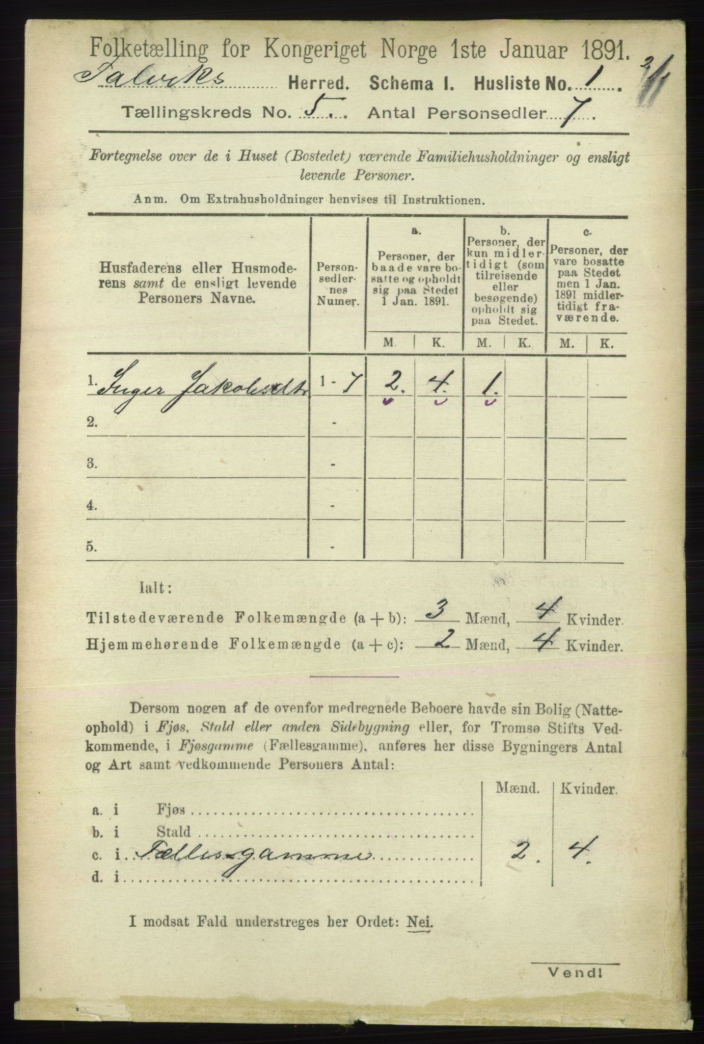 RA, 1891 census for 2013 Talvik, 1891, p. 1303