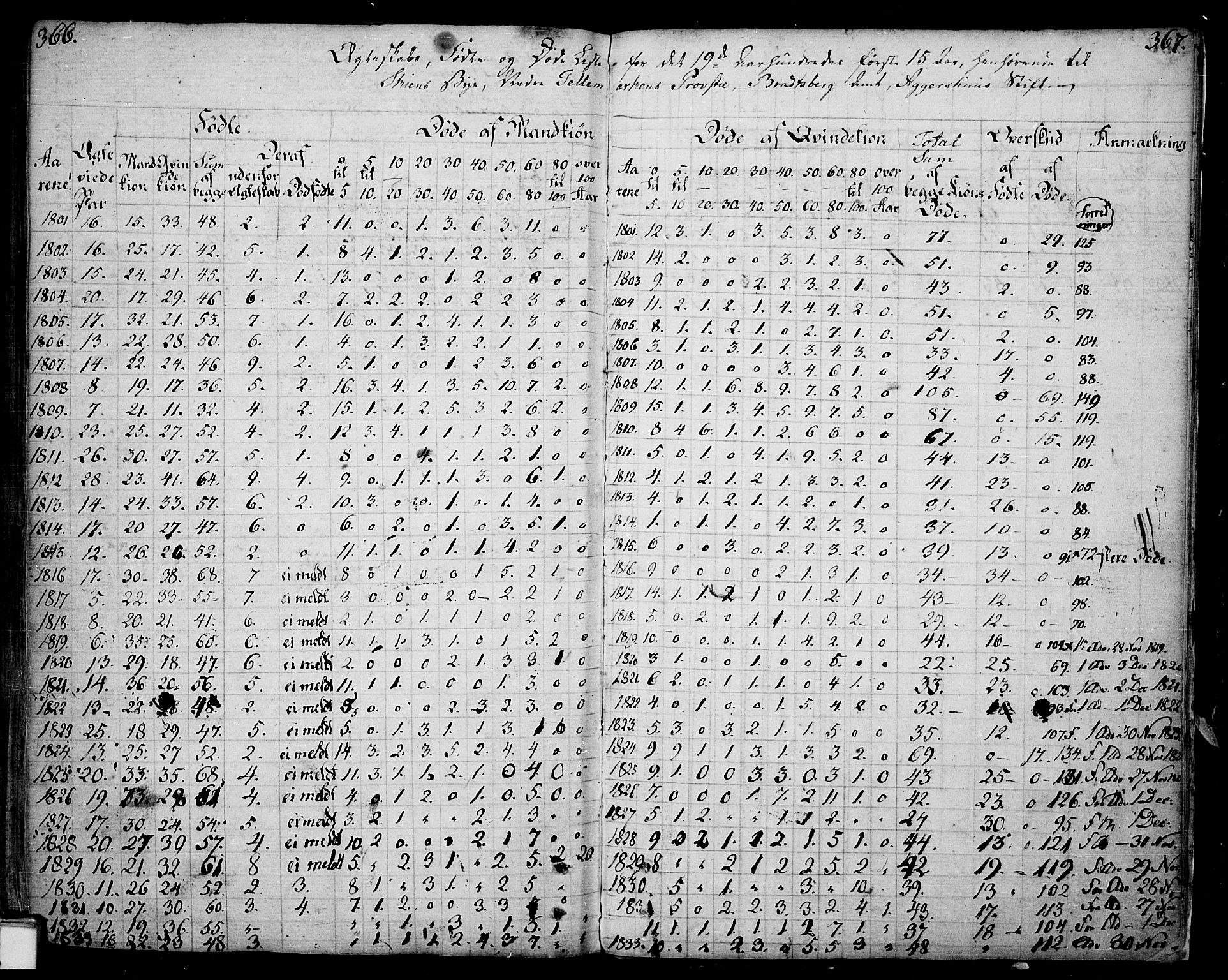 Skien kirkebøker, AV/SAKO-A-302/F/Fa/L0004: Parish register (official) no. 4, 1792-1814, p. 366-367