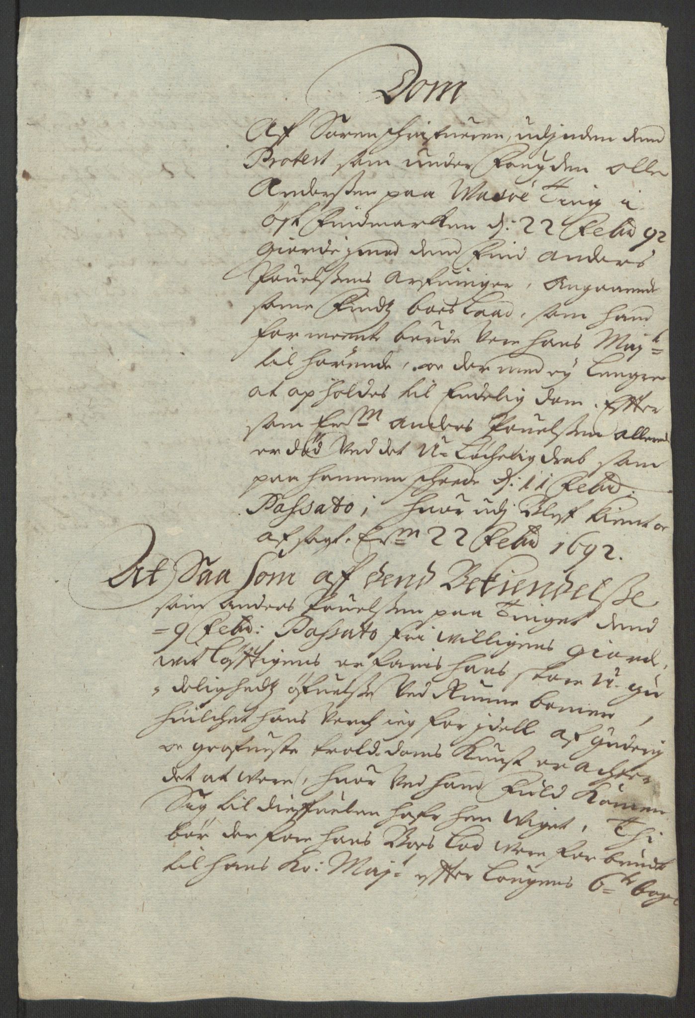 Rentekammeret inntil 1814, Reviderte regnskaper, Fogderegnskap, AV/RA-EA-4092/R69/L4851: Fogderegnskap Finnmark/Vardøhus, 1691-1700, p. 180