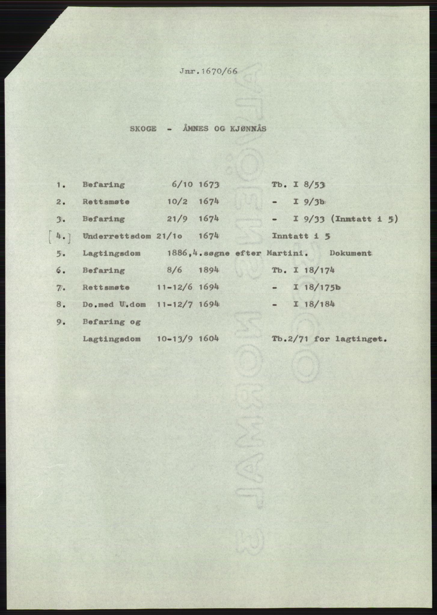 Statsarkivet i Oslo, SAO/A-10621/Z/Zd/L0024: Avskrifter, j.nr 1652-2112/1966, 1966, p. 11