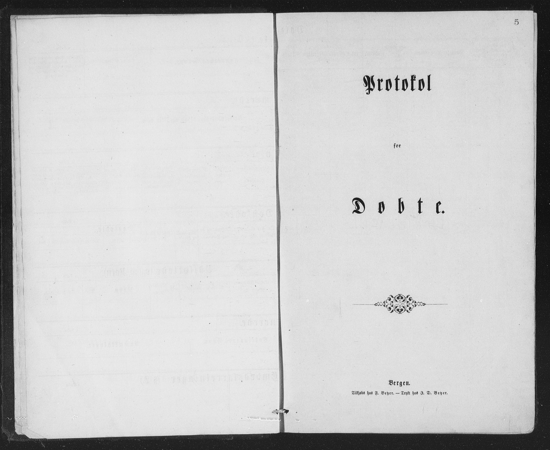 Åsane sokneprestembete, AV/SAB-A-79401/H/Hab: Parish register (copy) no. A 1, 1870-1884, p. 5