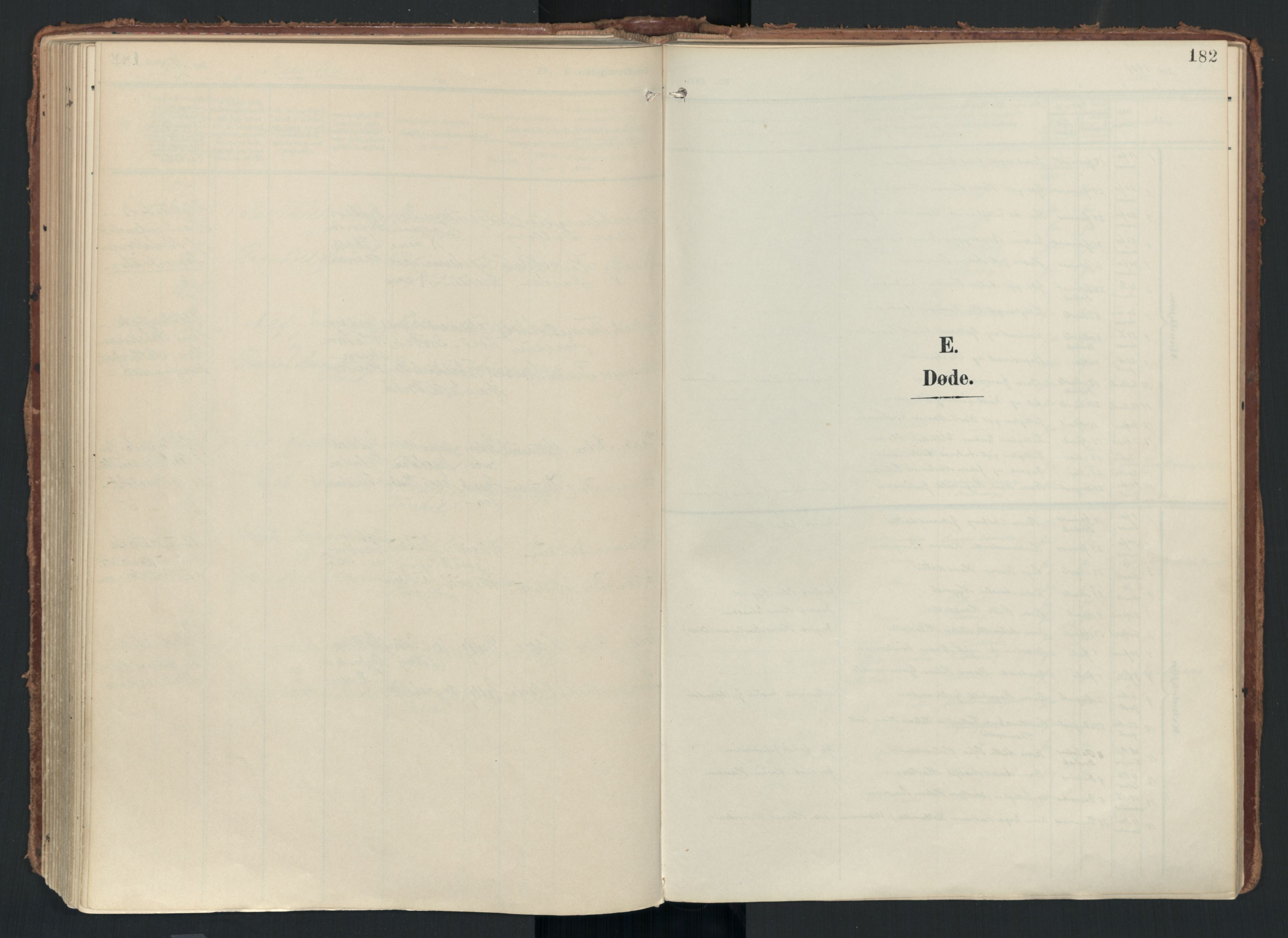 Drøbak prestekontor Kirkebøker, SAO/A-10142a/F/Fc/L0003: Parish register (official) no. III 3, 1901-1920, p. 182