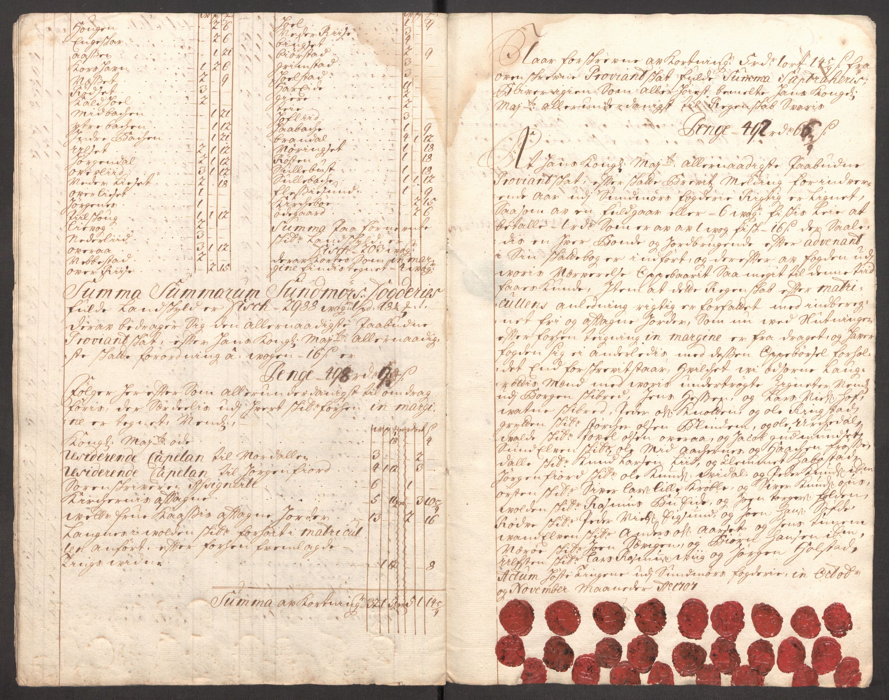 Rentekammeret inntil 1814, Reviderte regnskaper, Fogderegnskap, RA/EA-4092/R54/L3561: Fogderegnskap Sunnmøre, 1706-1707, p. 237