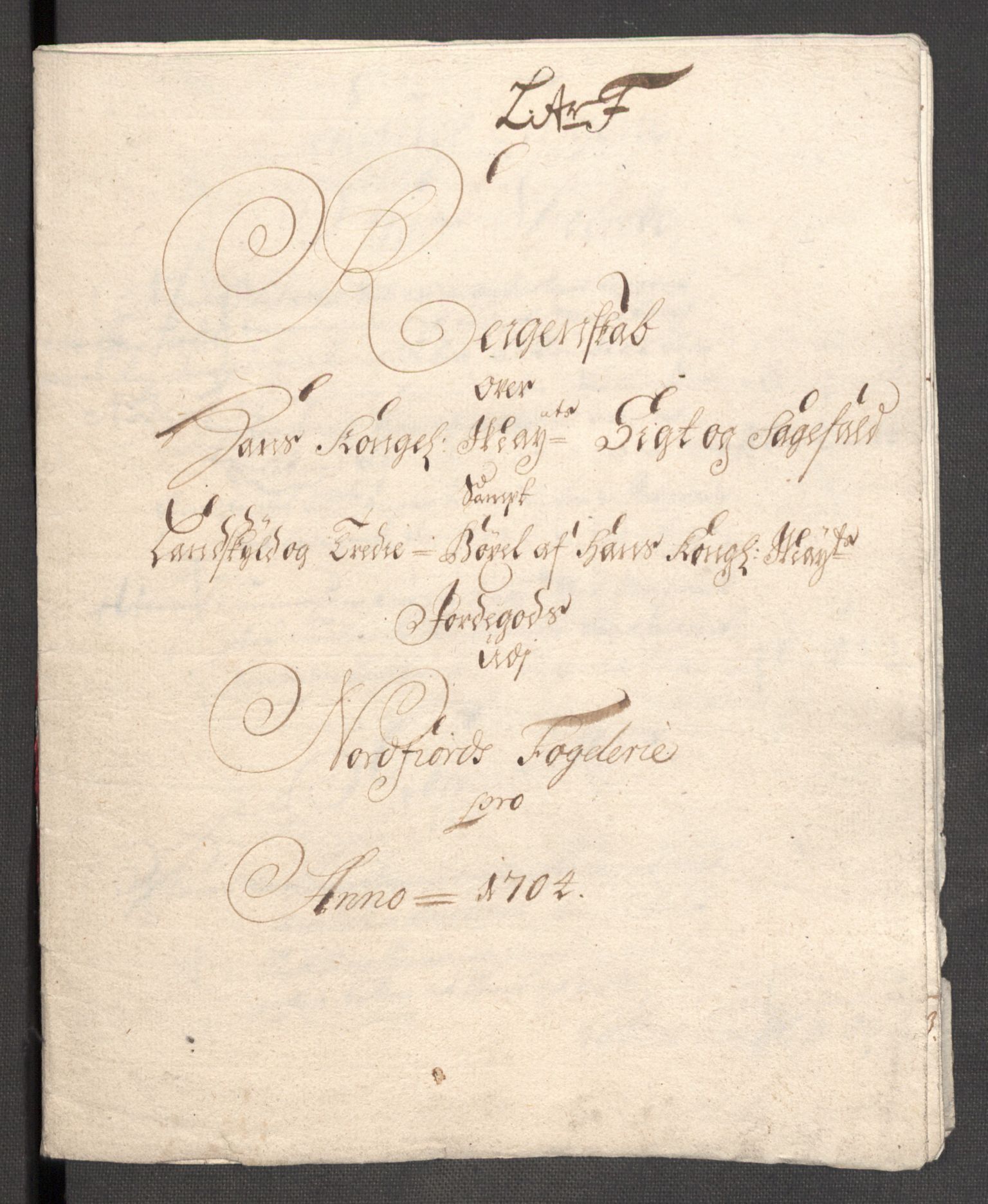 Rentekammeret inntil 1814, Reviderte regnskaper, Fogderegnskap, AV/RA-EA-4092/R53/L3428: Fogderegnskap Sunn- og Nordfjord, 1704, p. 217