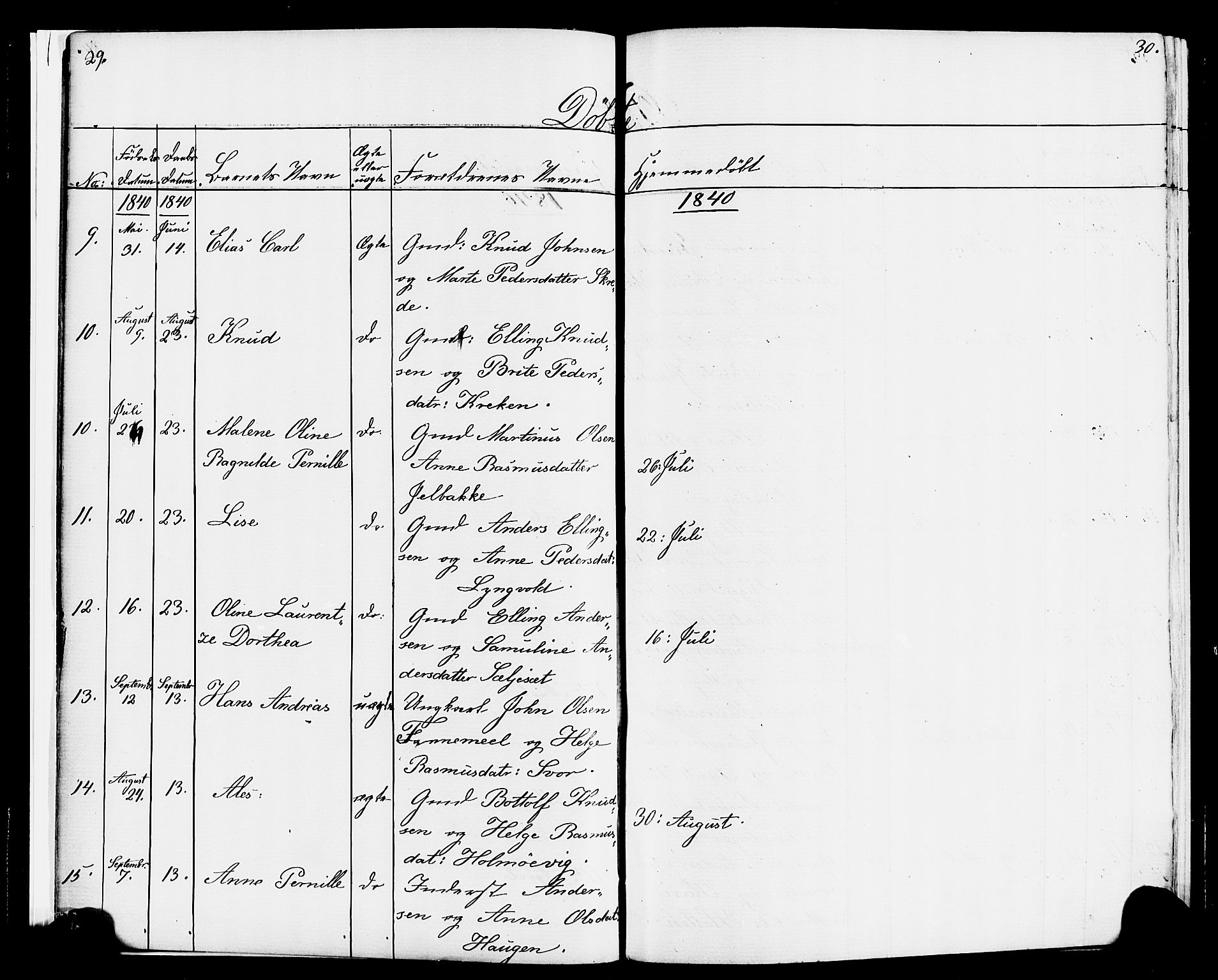 Hornindal sokneprestembete, AV/SAB-A-82401/H/Haa/Haaa/L0001: Parish register (official) no. A 1, 1837-1866, p. 28-29