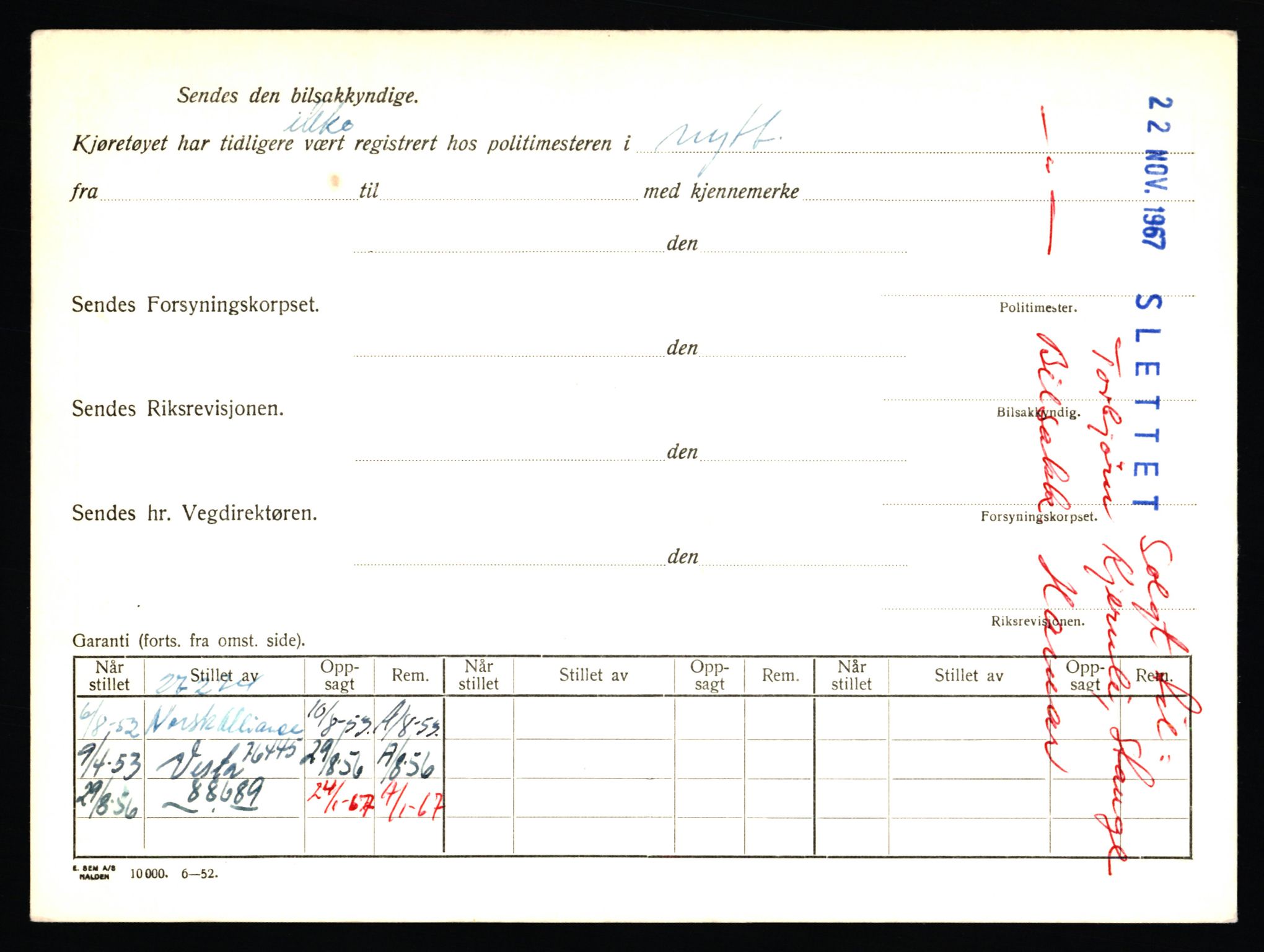 Stavanger trafikkstasjon, SAST/A-101942/0/F/L0043: L-25300 - L-26299, 1930-1971, p. 1012