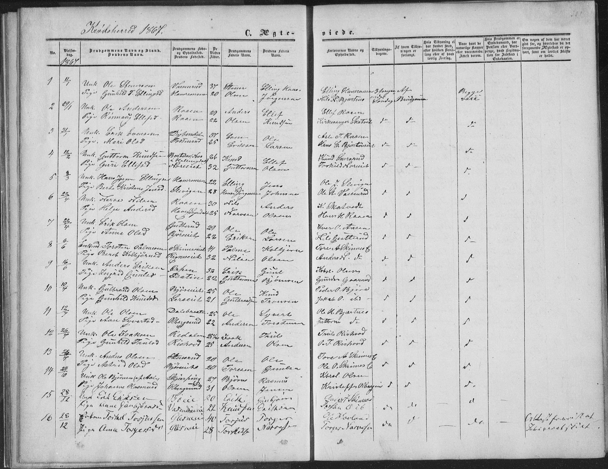 Sigdal kirkebøker, AV/SAKO-A-245/F/Fa/L0009b: Parish register (official) no. I 9B, 1860-1871, p. 338