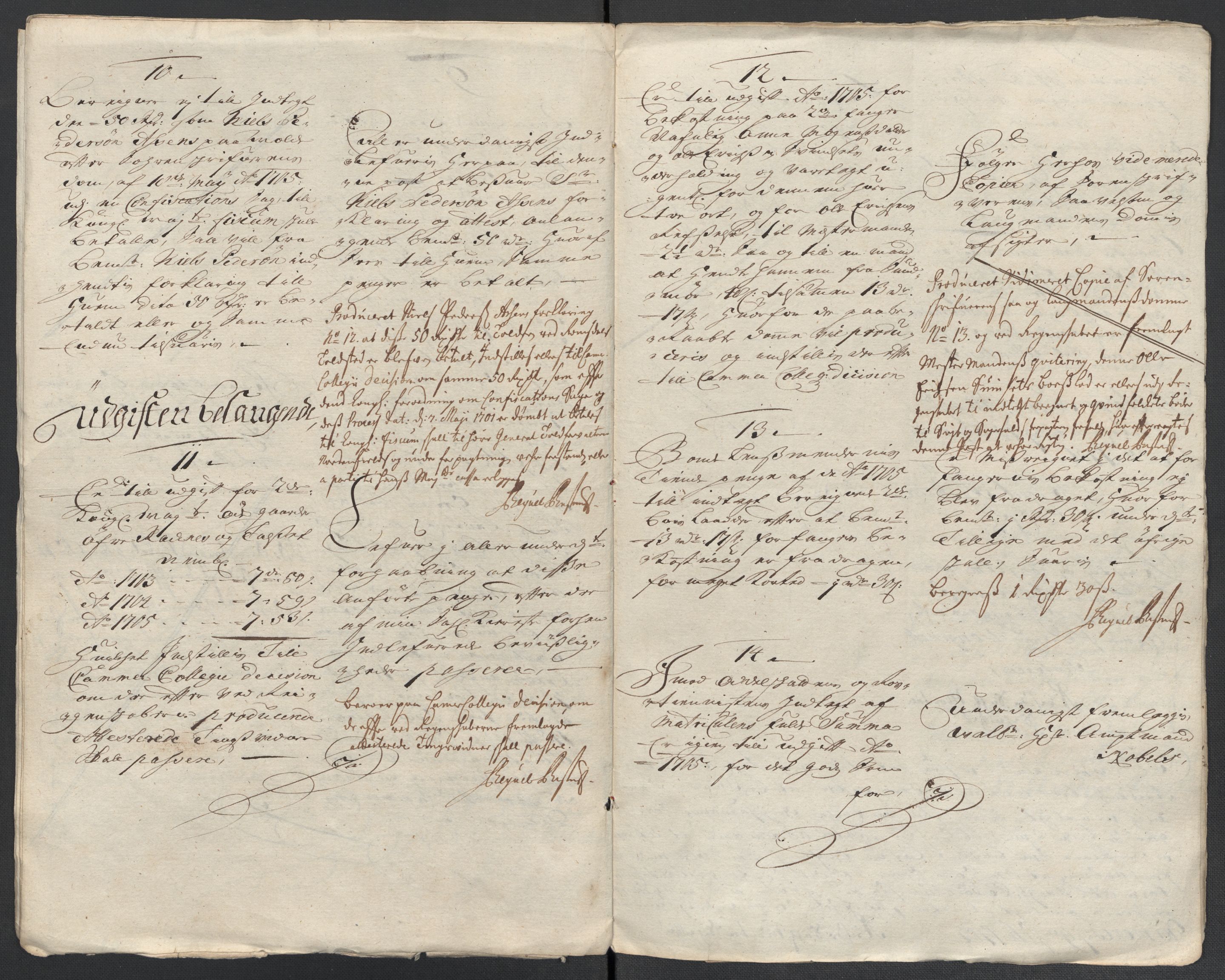 Rentekammeret inntil 1814, Reviderte regnskaper, Fogderegnskap, RA/EA-4092/R55/L3656: Fogderegnskap Romsdal, 1703-1705, p. 518