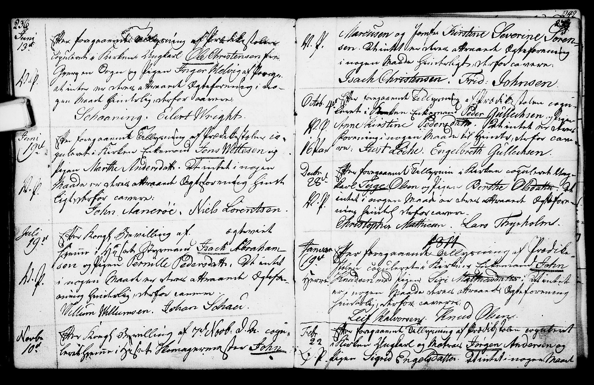 Porsgrunn kirkebøker , SAKO/A-104/F/Fa/L0003: Parish register (official) no. 3, 1764-1814, p. 236-237