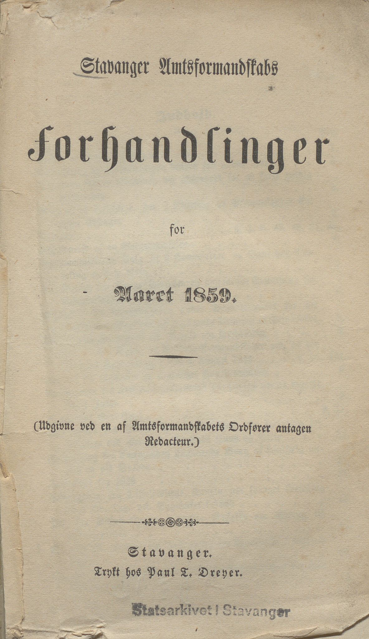 Rogaland fylkeskommune - Fylkesrådmannen , IKAR/A-900/A, 1858-1861, p. 192