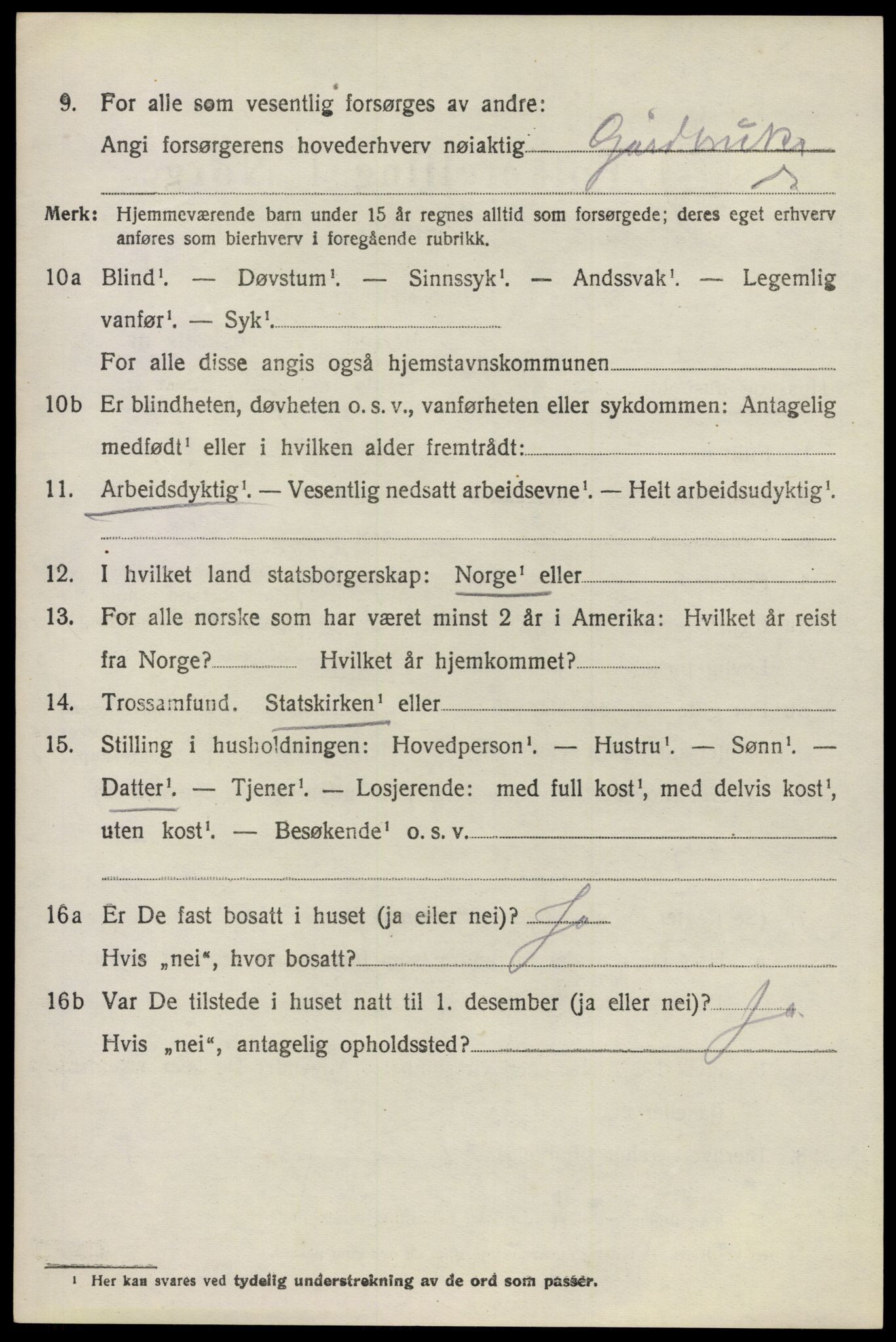 SAO, 1920 census for Eidsvoll, 1920, p. 20136