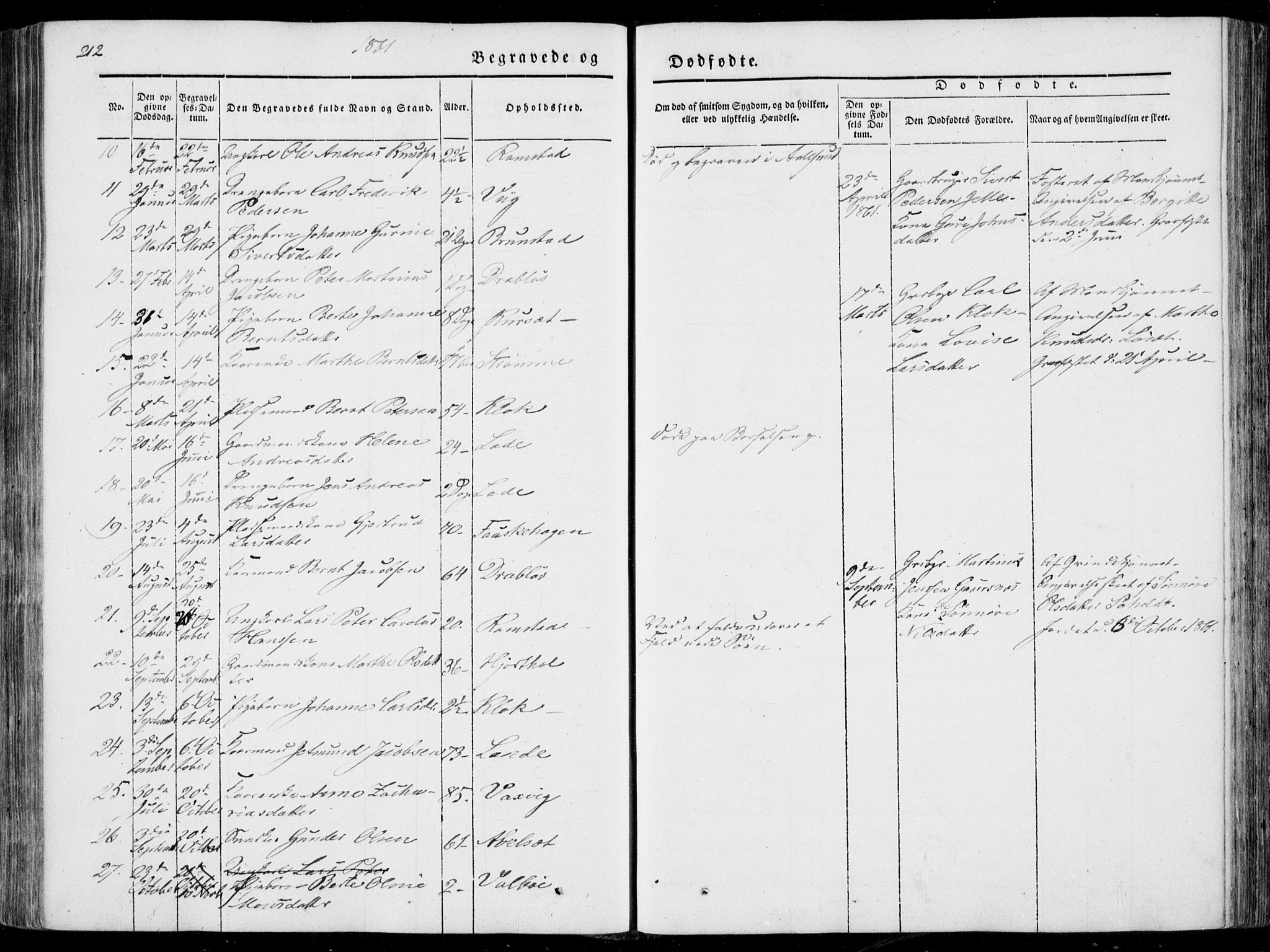 Ministerialprotokoller, klokkerbøker og fødselsregistre - Møre og Romsdal, AV/SAT-A-1454/522/L0313: Parish register (official) no. 522A08, 1852-1862, p. 212