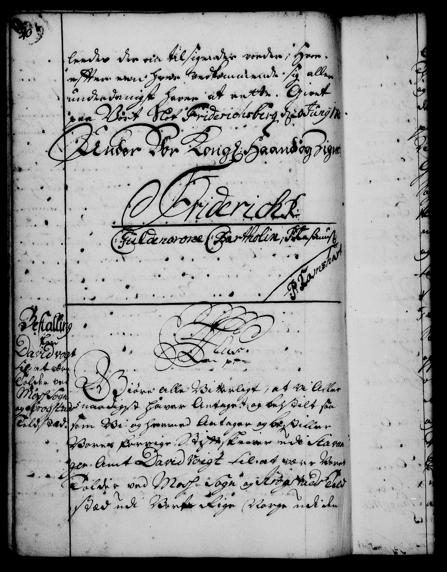 Rentekammeret, Kammerkanselliet, RA/EA-3111/G/Gg/Gge/L0001: Norsk bestallingsprotokoll med register (merket RK 53.25), 1720-1730, p. 310