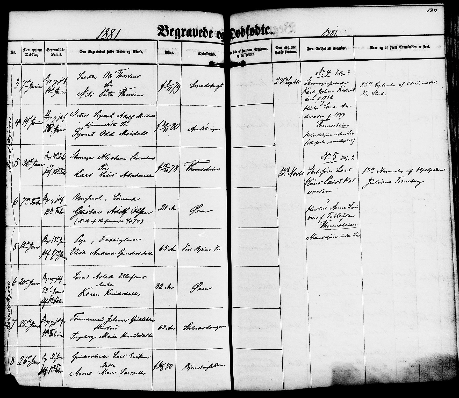Kragerø kirkebøker, SAKO/A-278/F/Fa/L0010: Parish register (official) no. 10, 1861-1885, p. 130