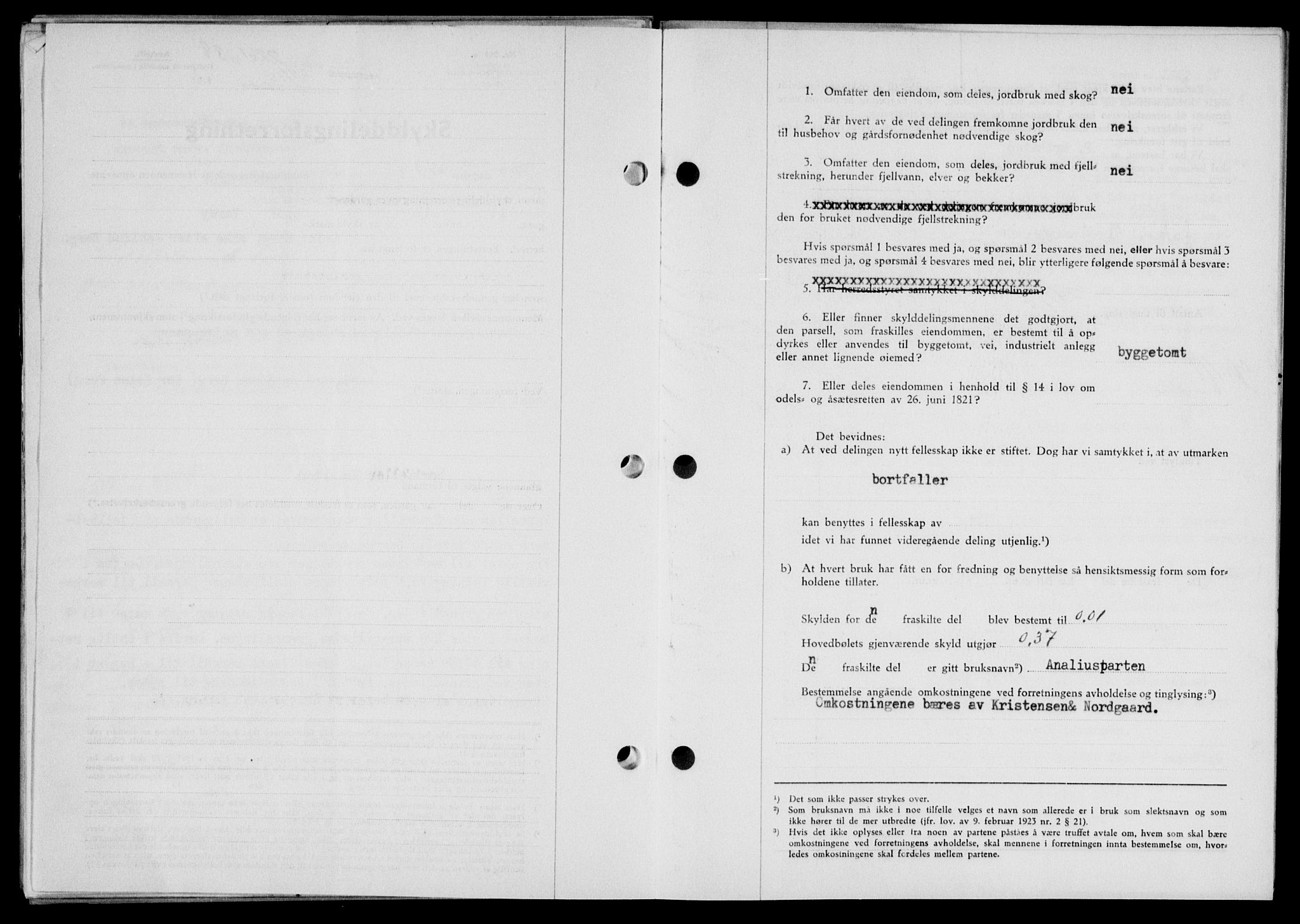 Lofoten sorenskriveri, SAT/A-0017/1/2/2C/L0004a: Mortgage book no. 4a, 1938-1938, Diary no: : 2261/1938