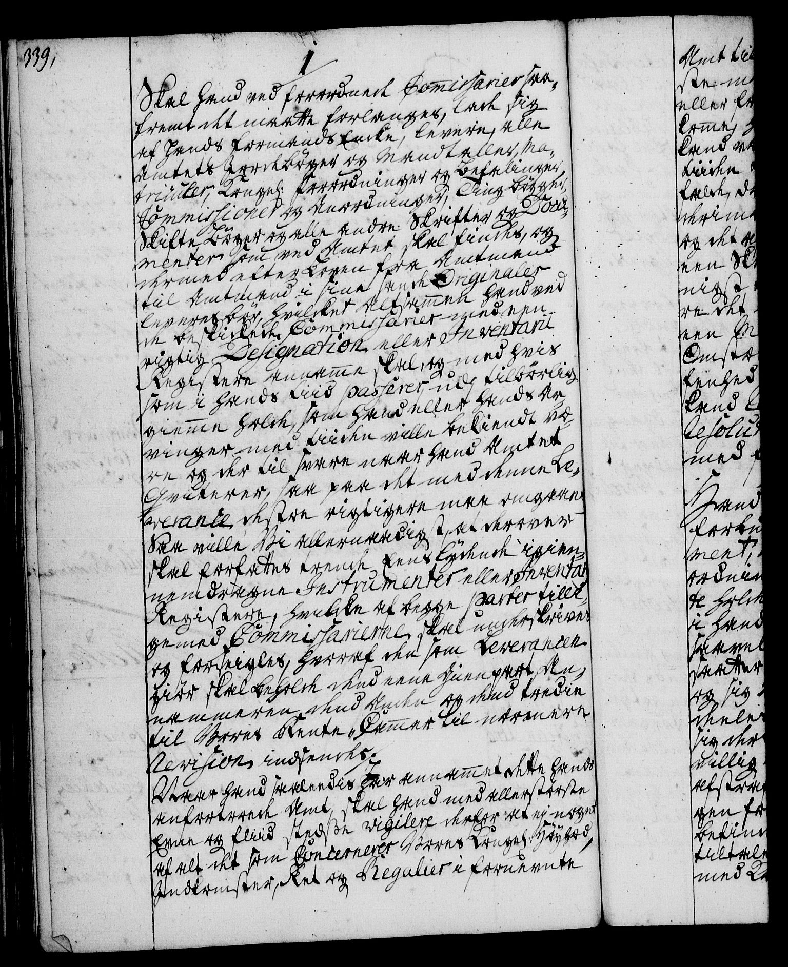 Rentekammeret, Kammerkanselliet, RA/EA-3111/G/Gg/Ggi/L0002: Norsk instruksjonsprotokoll med register (merket RK 53.35), 1729-1751, p. 339