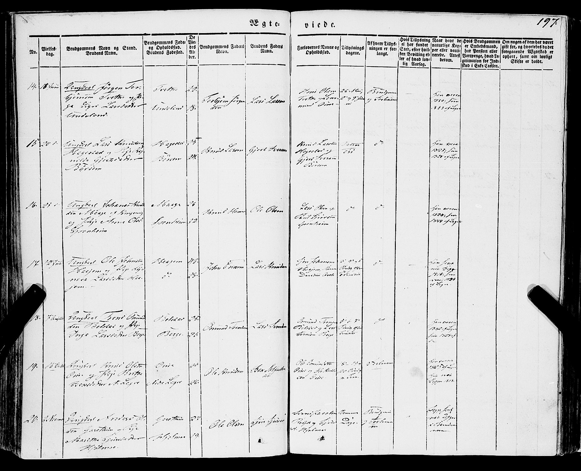 Ulvik sokneprestembete, AV/SAB-A-78801/H/Haa: Parish register (official) no. A 12, 1839-1853, p. 197