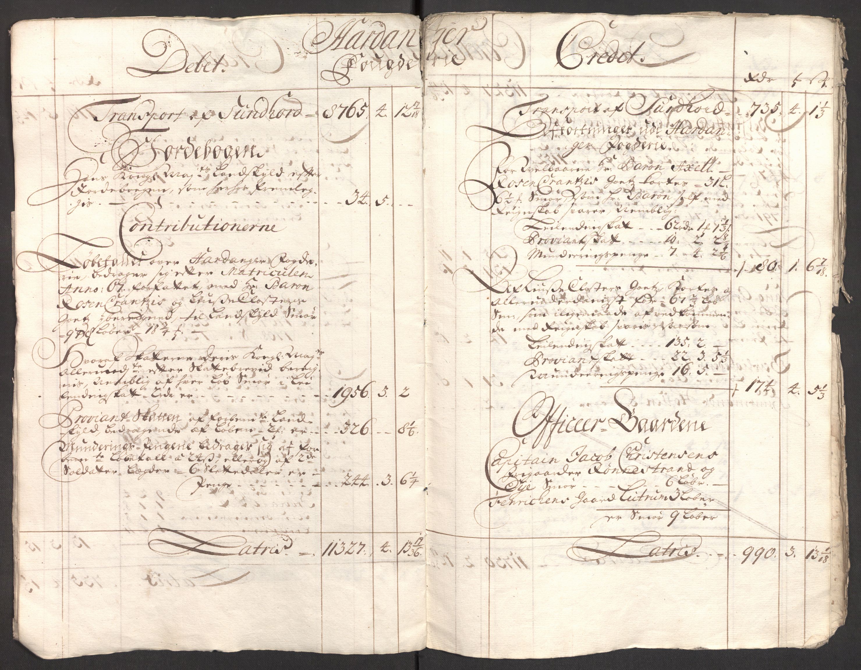 Rentekammeret inntil 1814, Reviderte regnskaper, Fogderegnskap, AV/RA-EA-4092/R48/L2985: Fogderegnskap Sunnhordland og Hardanger, 1708, p. 14