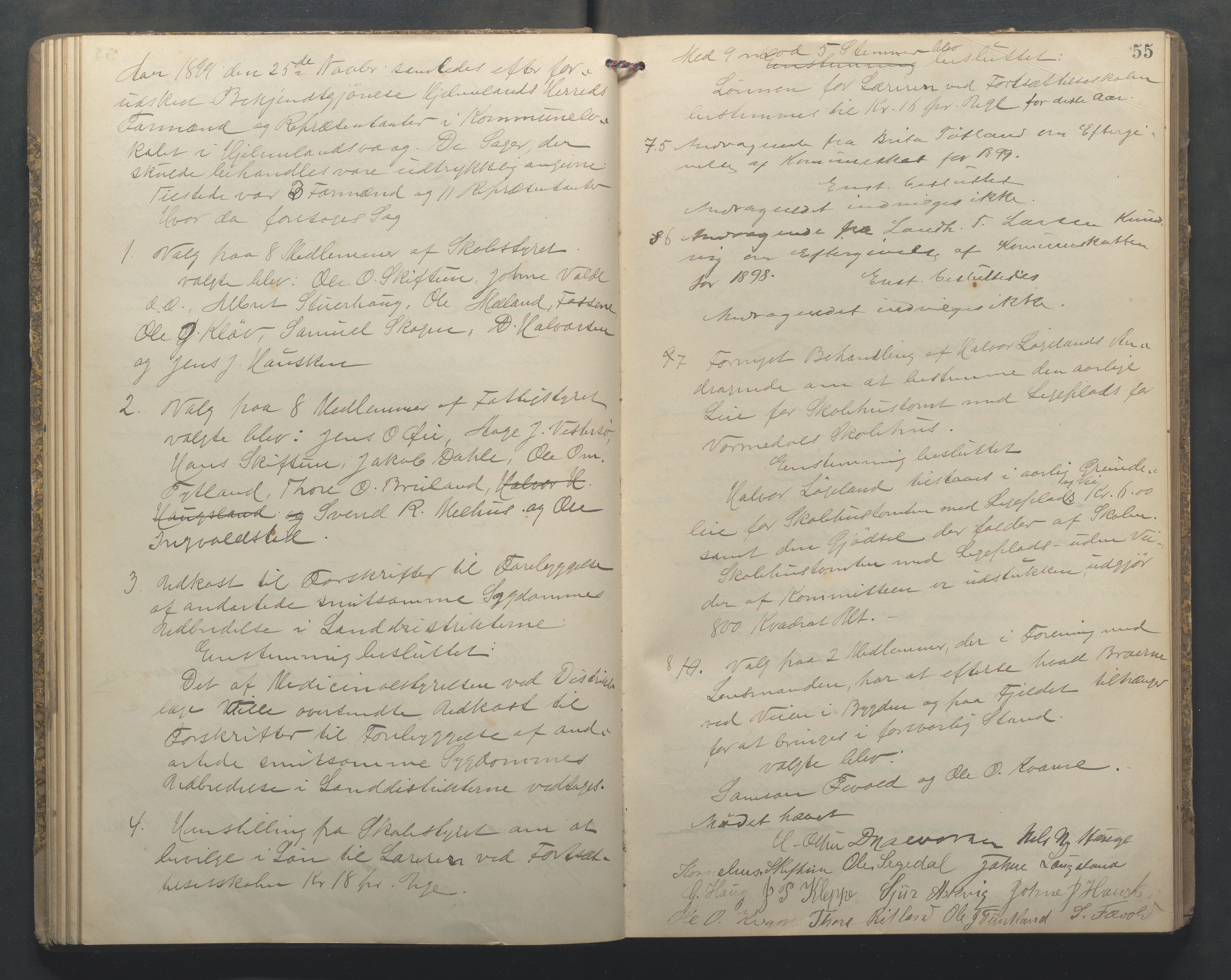 Hjelmeland kommune - Formannskapet, IKAR/K-102522/Aa/L0002: Møtebok, 1895-1900, p. 55