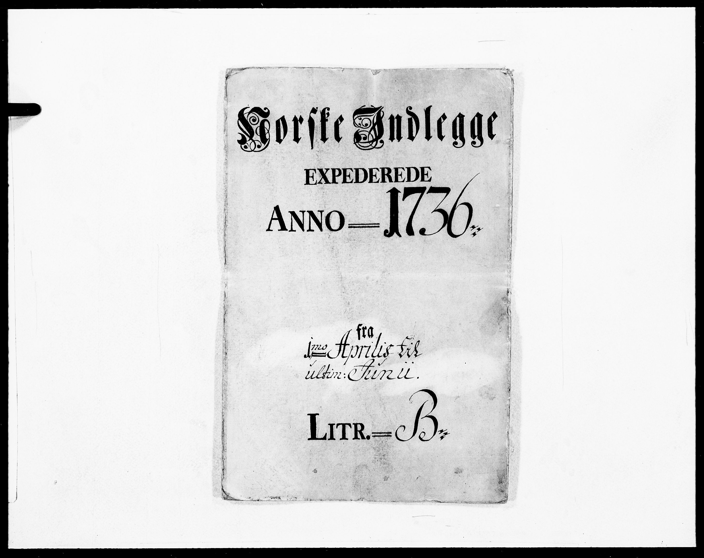 Danske Kanselli 1572-1799, AV/RA-EA-3023/F/Fc/Fcc/Fcca/L0122: Norske innlegg 1572-1799, 1736, p. 219