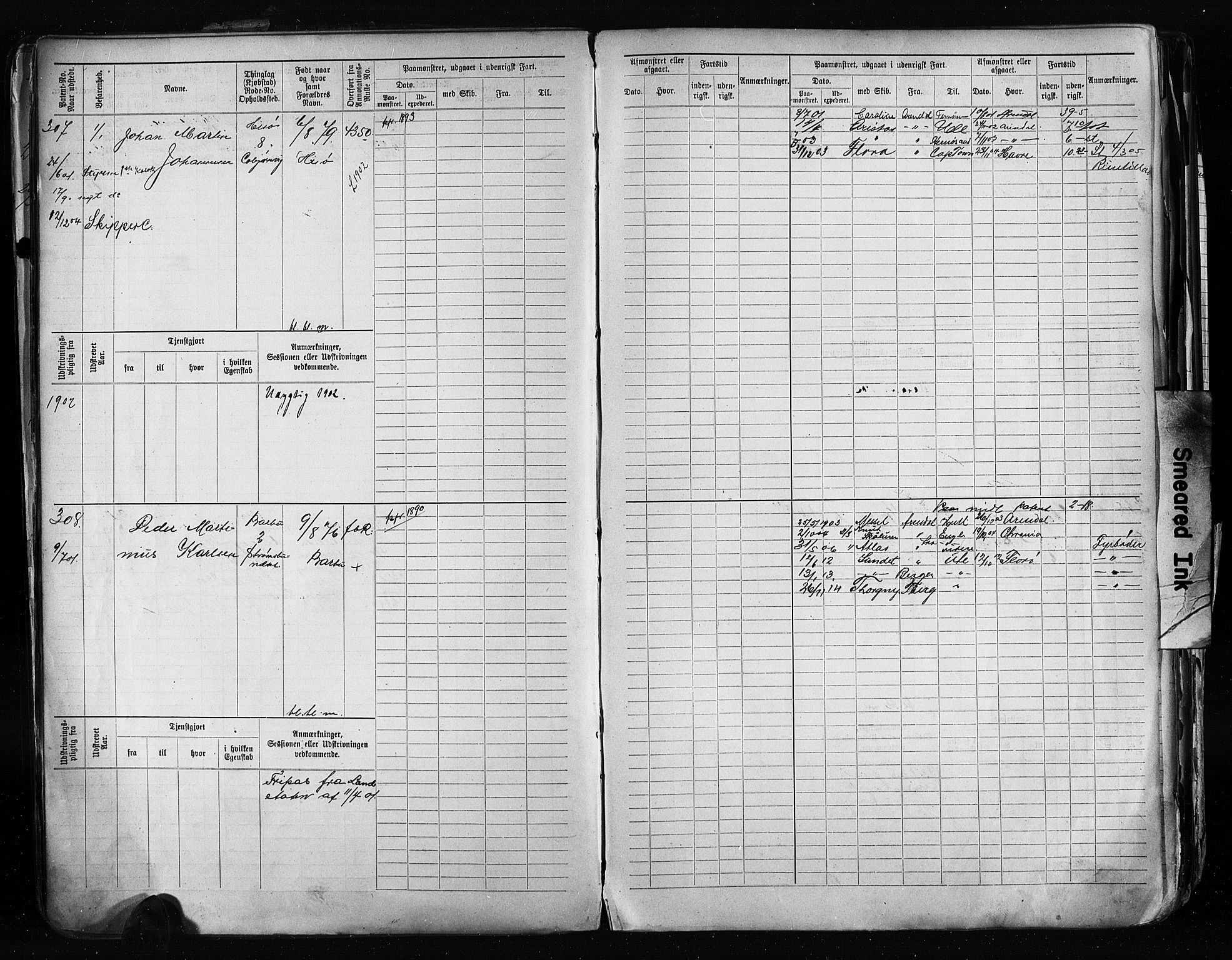 Arendal mønstringskrets, AV/SAK-2031-0012/F/Fb/L0020: Hovedrulle A nr 217-968, S-18, 1900-1910, p. 48