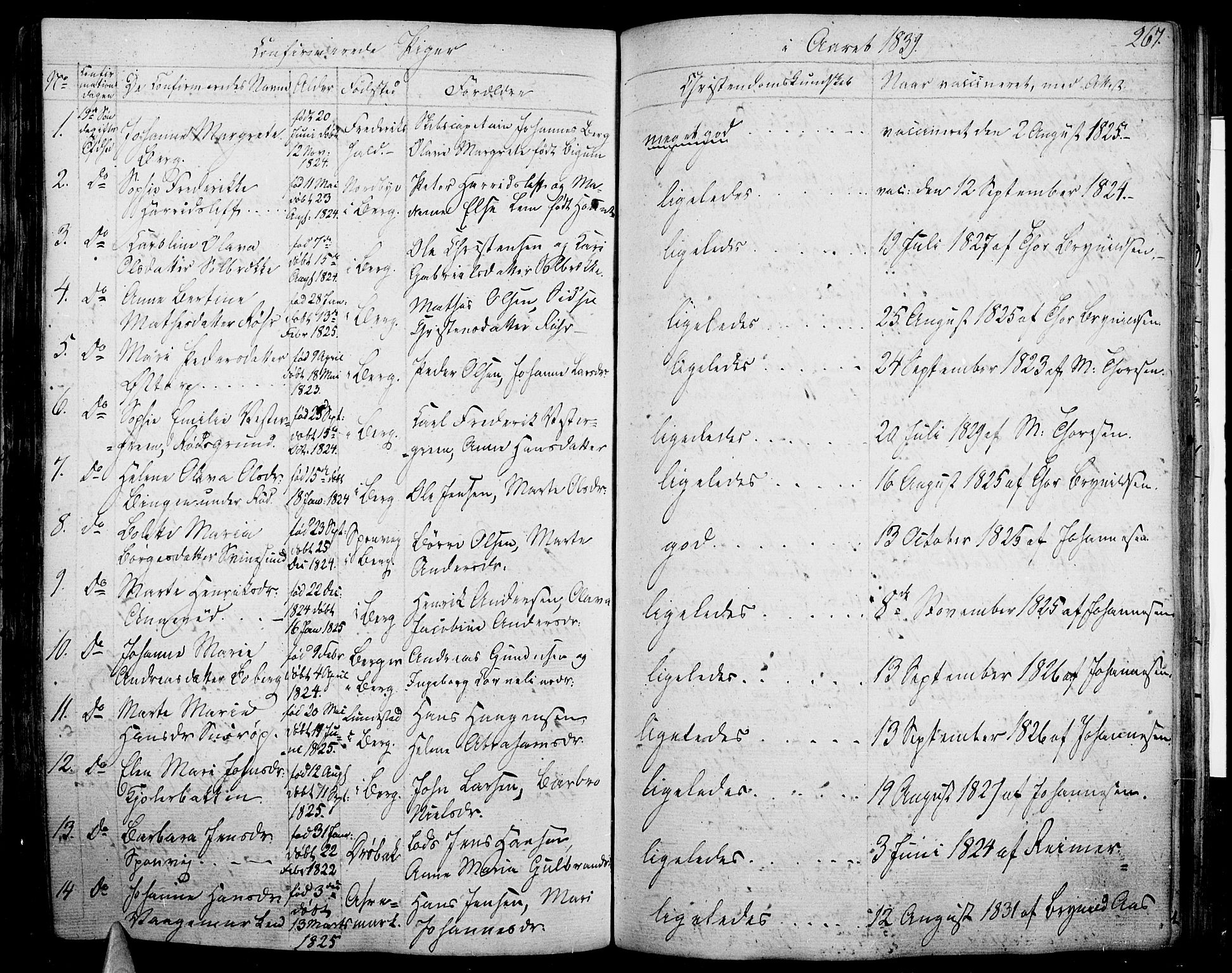 Berg prestekontor Kirkebøker, SAO/A-10902/F/Fa/L0003: Parish register (official) no. I 3, 1832-1842, p. 267
