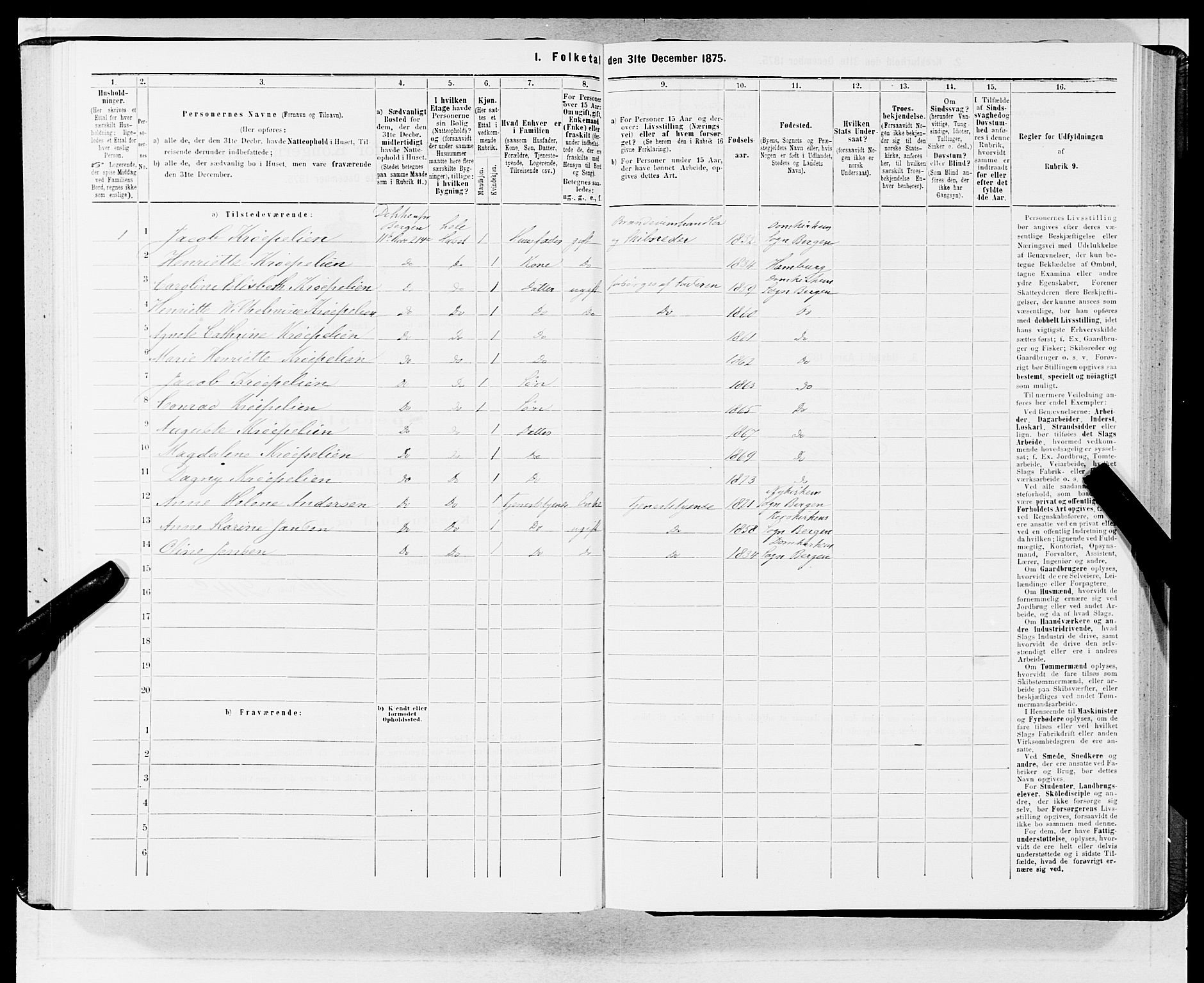 SAB, 1875 census for 1301 Bergen, 1875, p. 2780