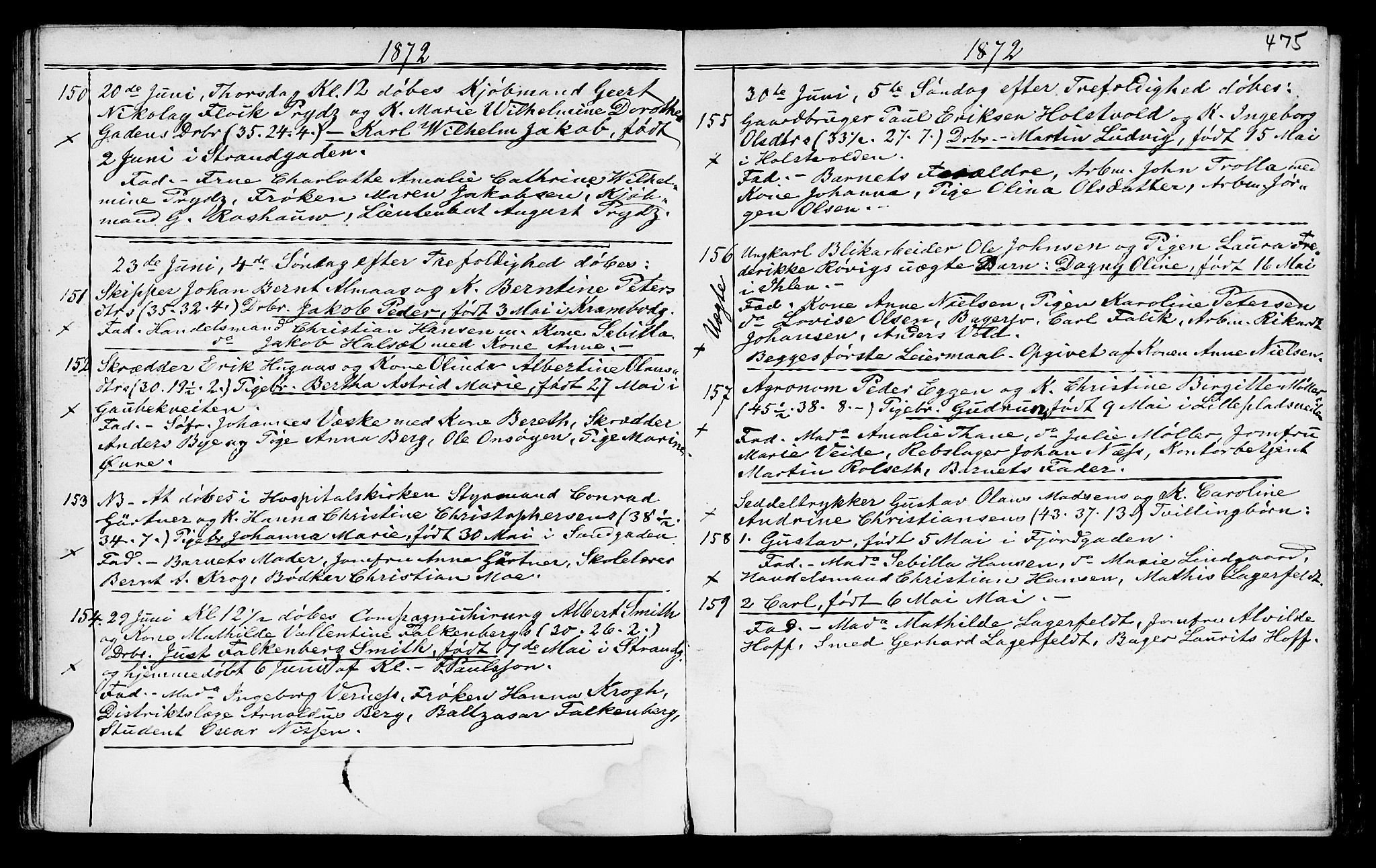 Ministerialprotokoller, klokkerbøker og fødselsregistre - Sør-Trøndelag, SAT/A-1456/602/L0140: Parish register (copy) no. 602C08, 1864-1872, p. 474-475