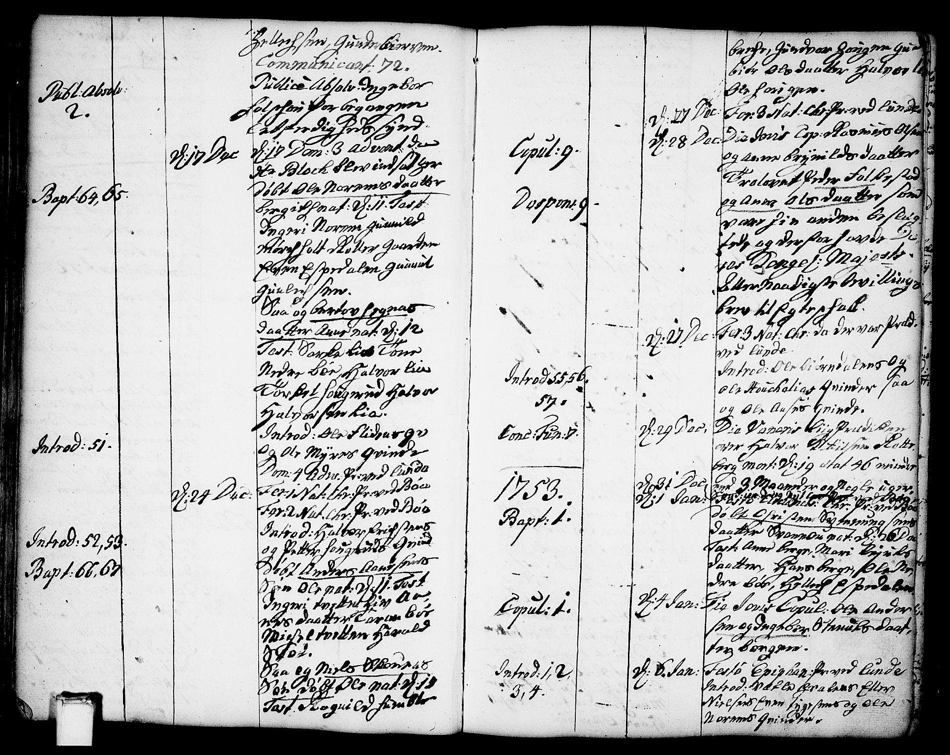 Bø kirkebøker, AV/SAKO-A-257/F/Fa/L0004: Parish register (official) no. 4, 1748-1785